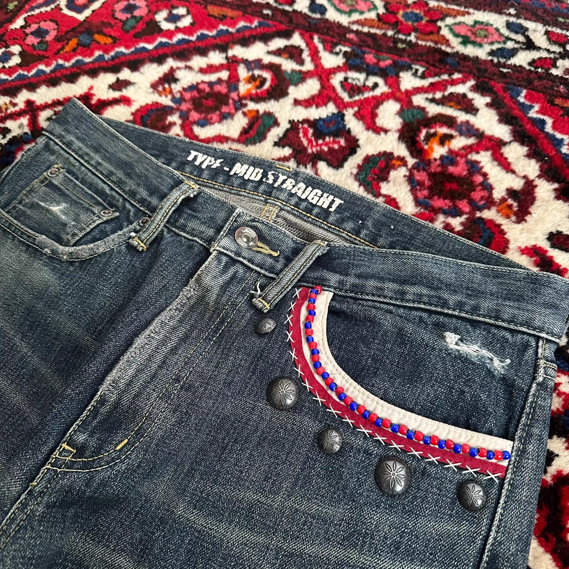 Neighborhood neighborhood 11aw Toxic 2 jeans mid S Size US 30 / EU 46 - 7 Thumbnail