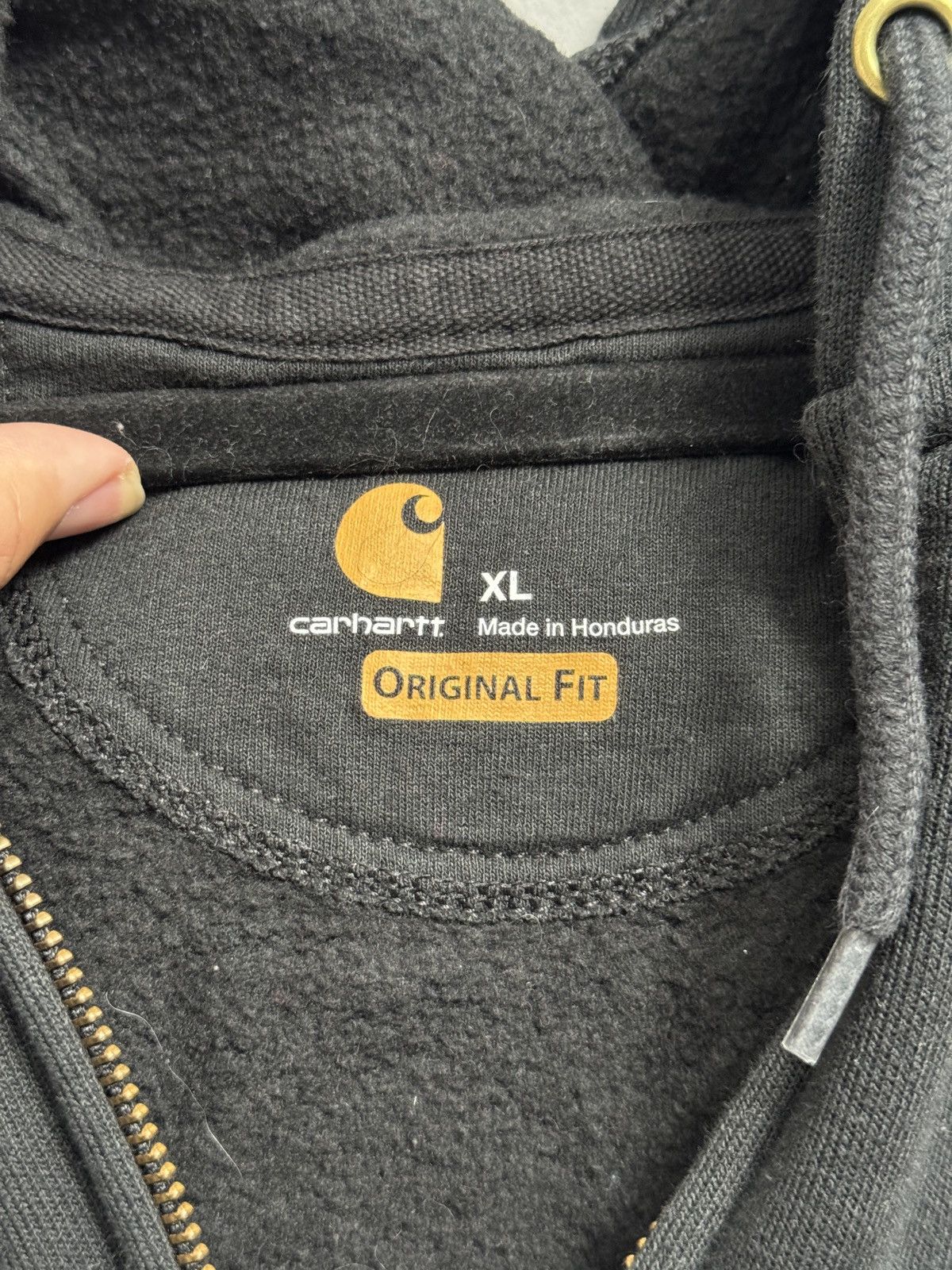 Carhartt Vintage Carhartt Workwear Zip Up Hoodie Size US XL / EU 56 / 4 - 4 Thumbnail
