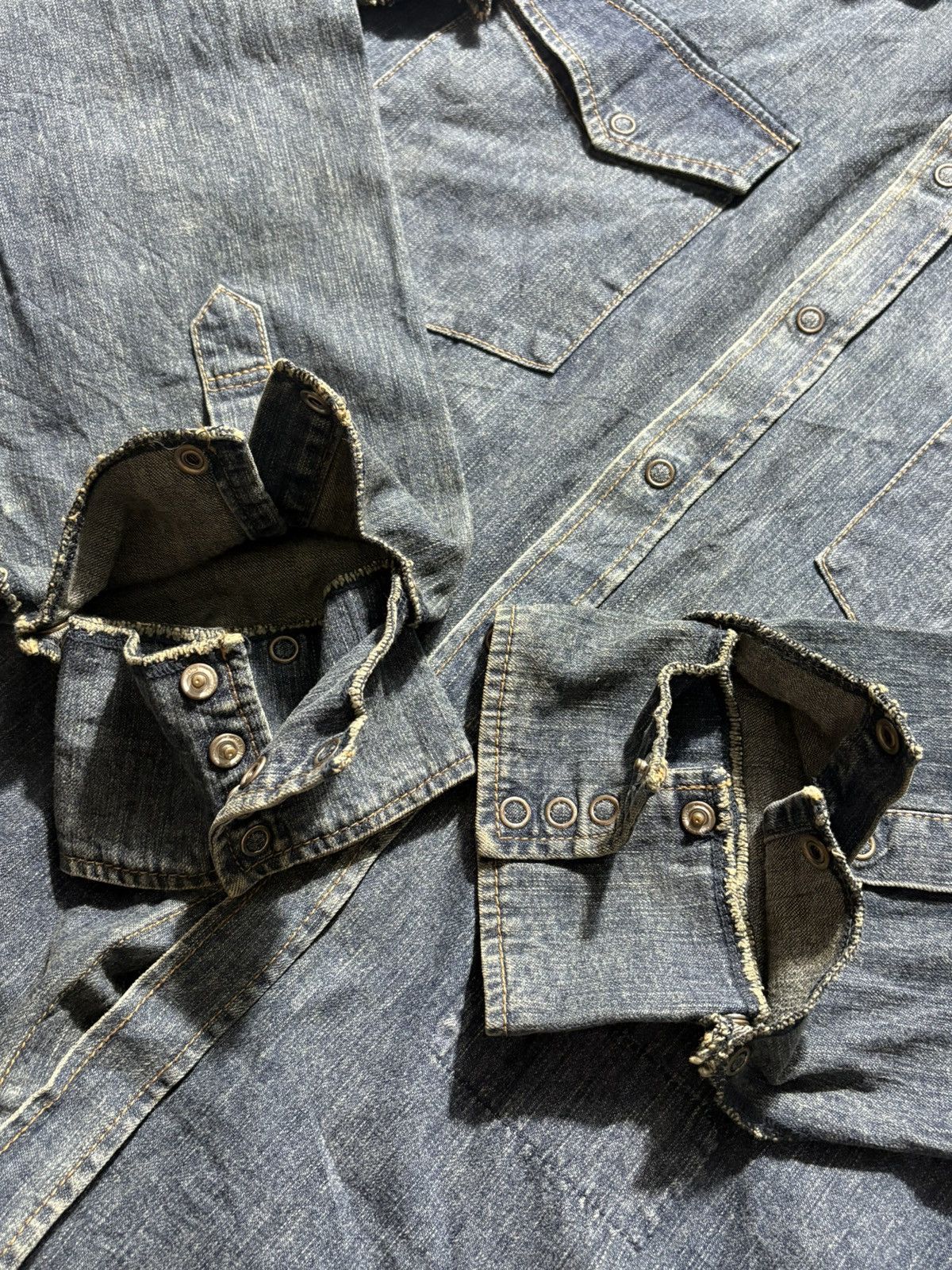 Maison MIHARA YASUHIRO RUNWAY MAISON MIHARA YASUHIRO 19AW REMOVABLE DENIM SHIRT Size US M / EU 48-50 / 2 - 11 Thumbnail