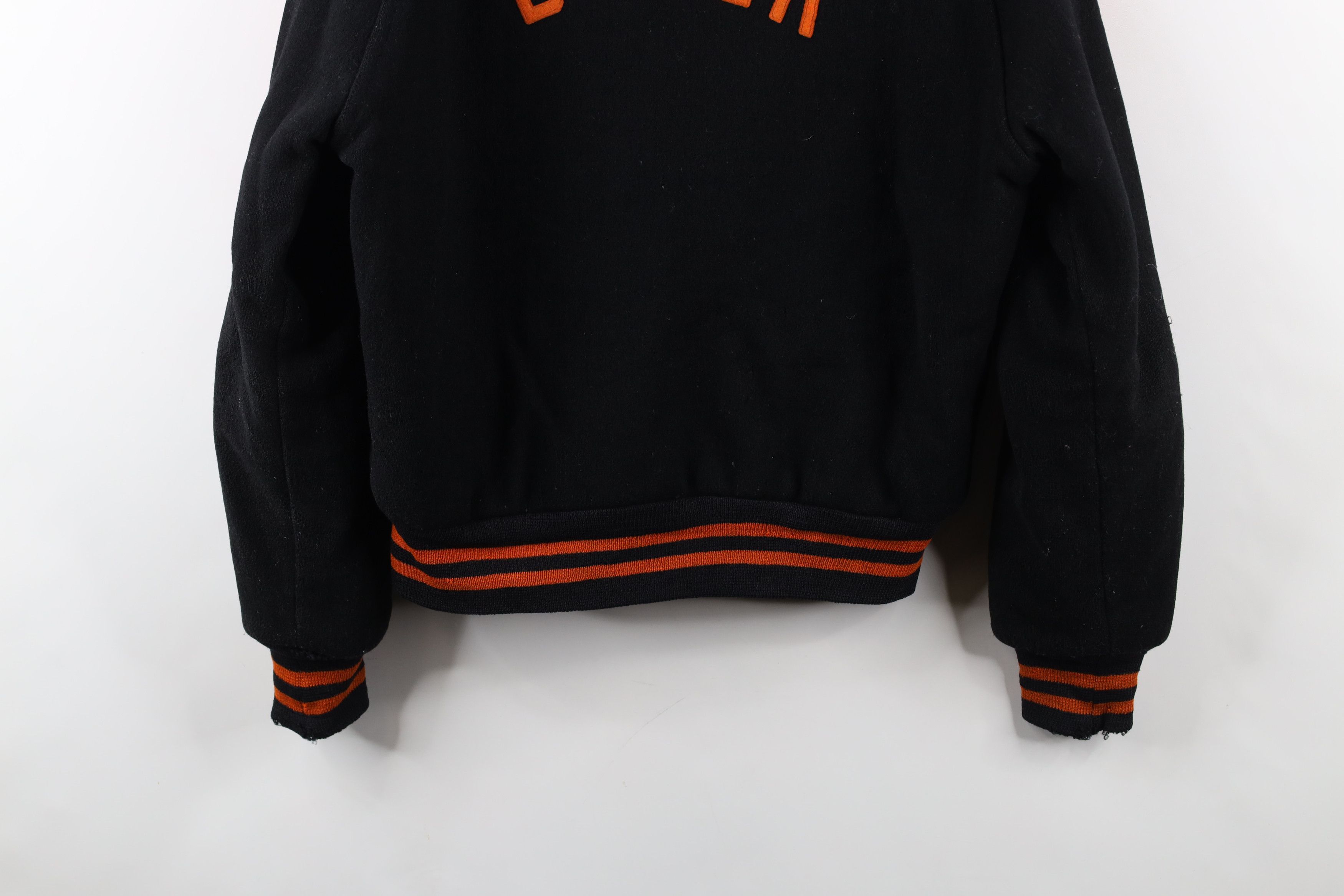 Vintage Vintage 60s Streetwear Letterman Varsity Jacket USA Black Size US S / EU 44-46 / 1 - 17 Thumbnail
