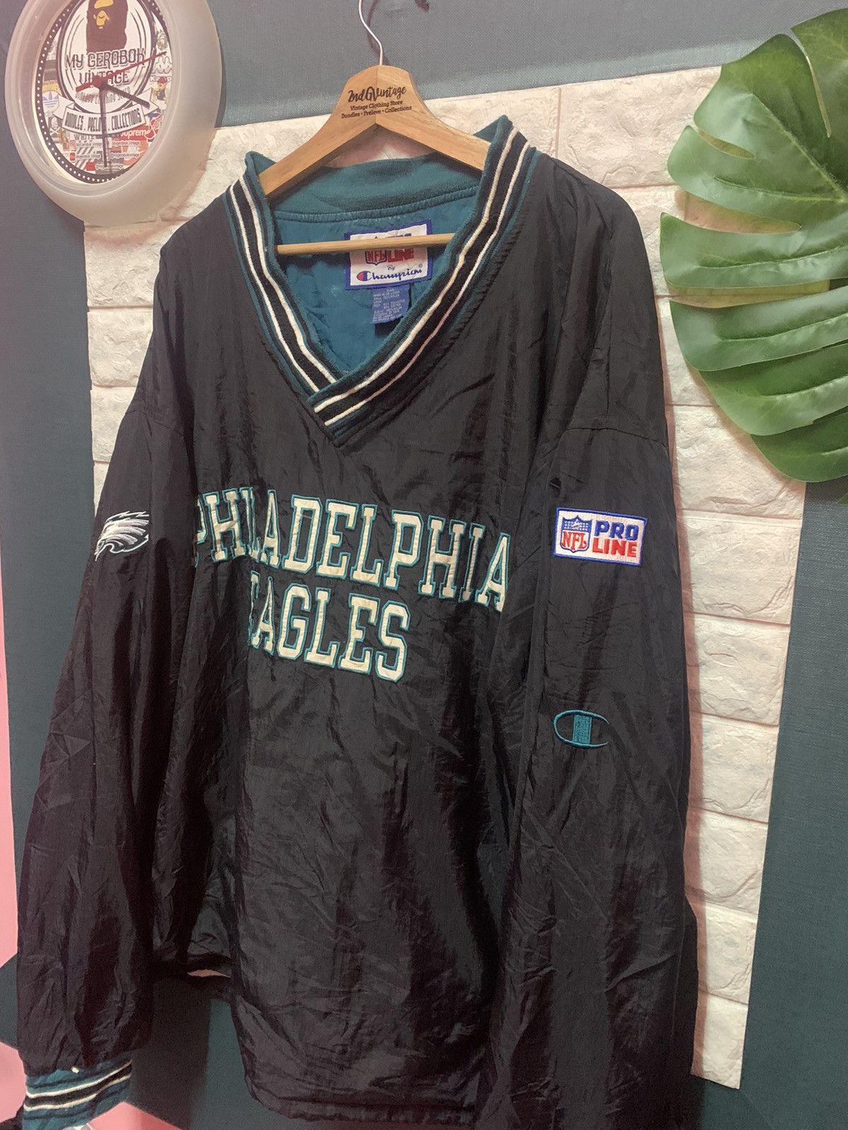 VINTAGE!! Windbreaker 80's NFL x Champion