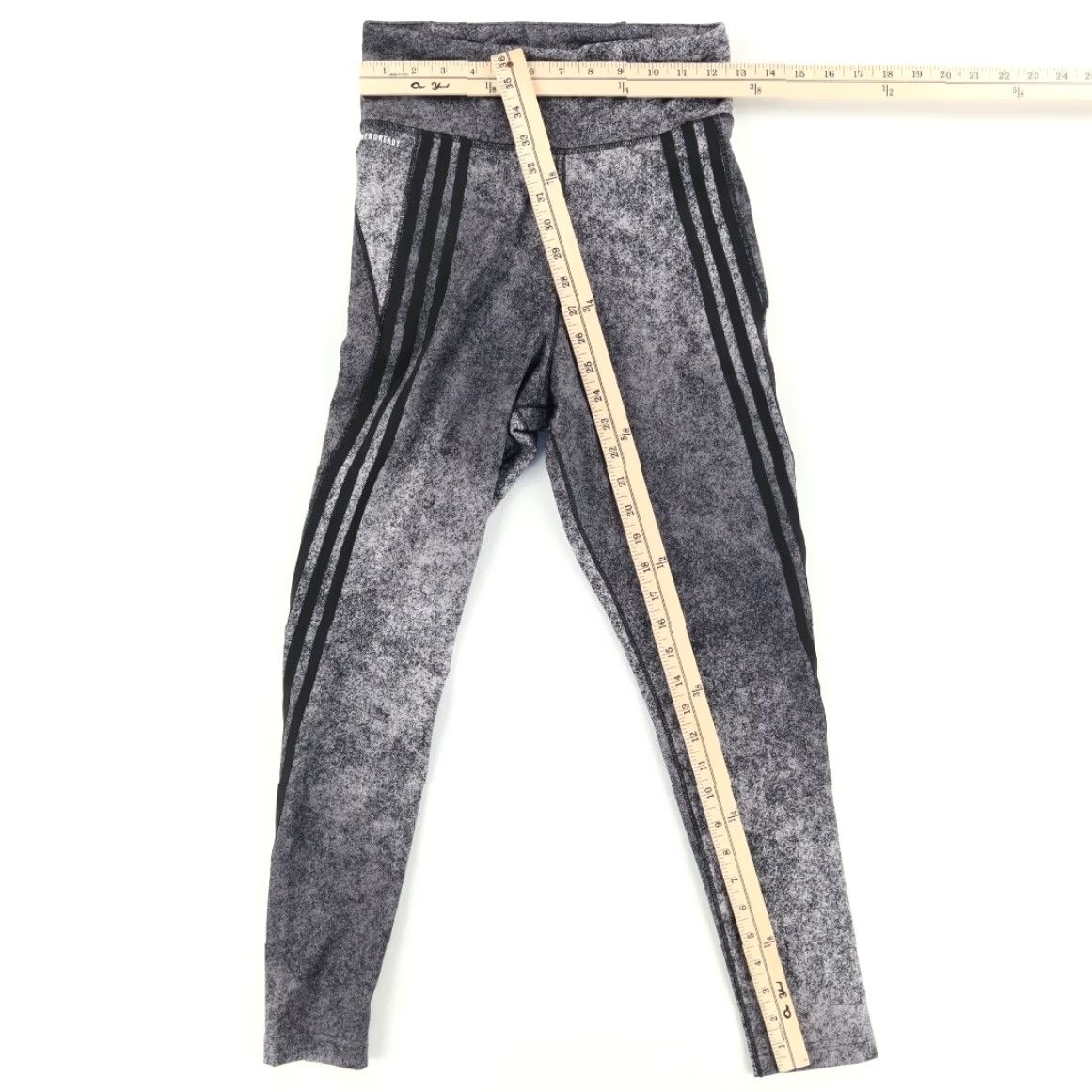 Adidas Adidas Aeroready 7/8 Tight Leggings Pants Gray Patterned Women's S Size 28" / US 6 / IT 42 - 3 Thumbnail