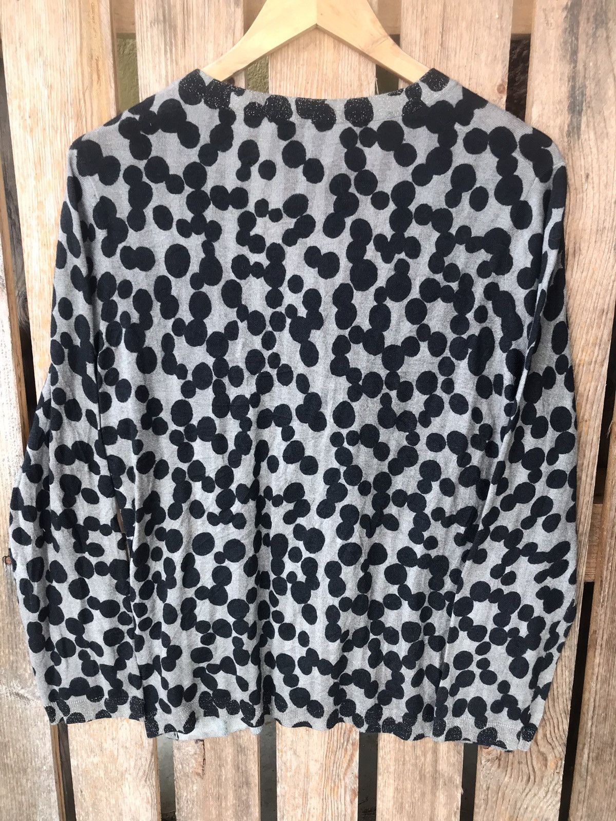 Marina Rinaldi Marina Sport Marina Rinaldi Polka Dot Cheetah Print Cardigan Size M / US 6-8 / IT 42-44 - 4 Thumbnail