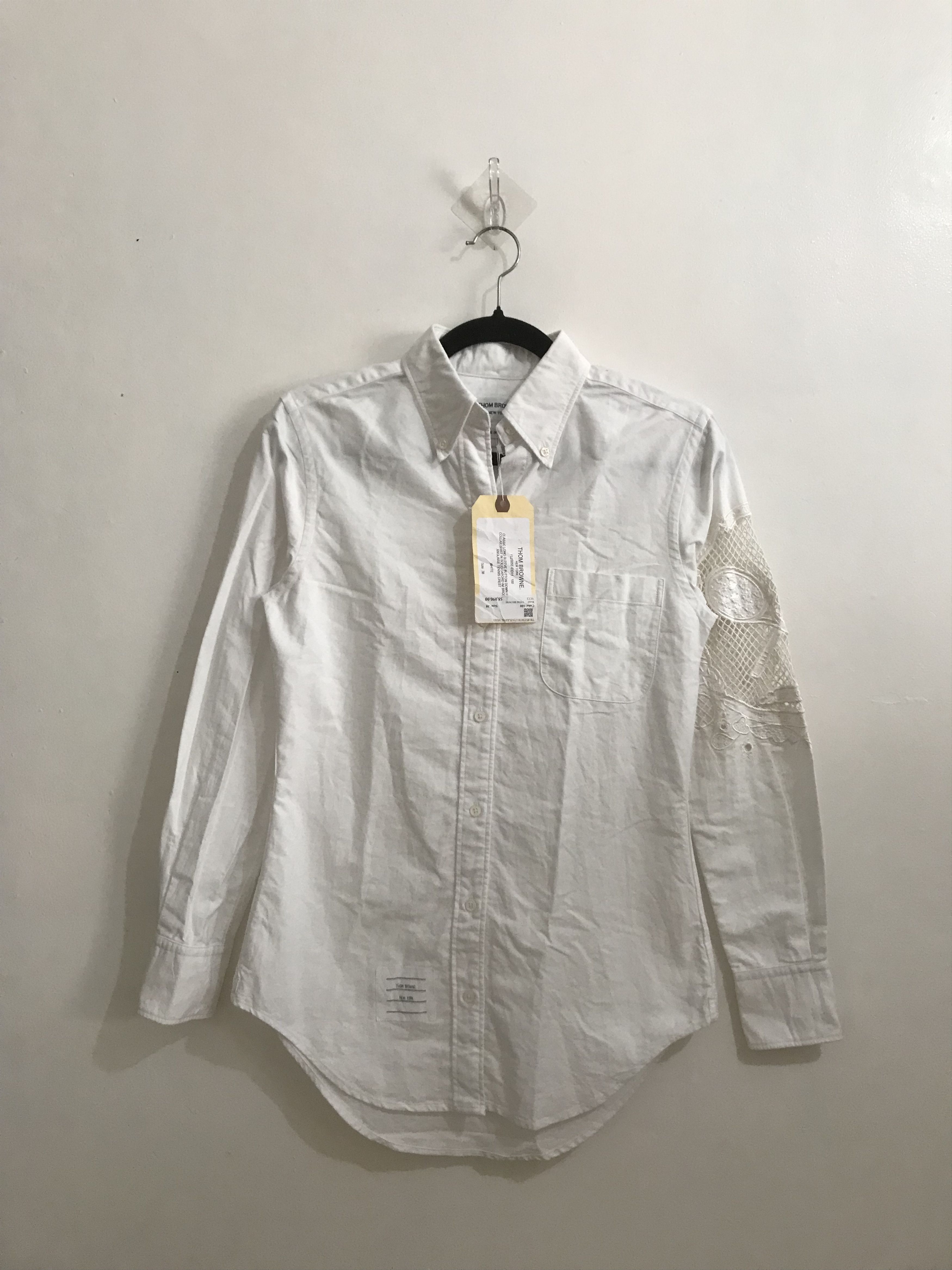 Thom Browne Rare Thom Browne Button Down Longsleeve with Tennis Crest Size US XS / EU 42 / 0 - 1 Thumbnail