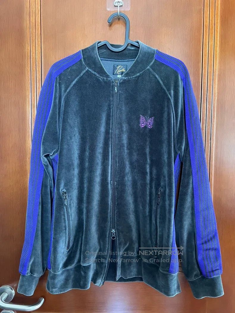 Needles Needles Gray velvet coat Size US M / EU 48-50 / 2 - 1 Thumbnail
