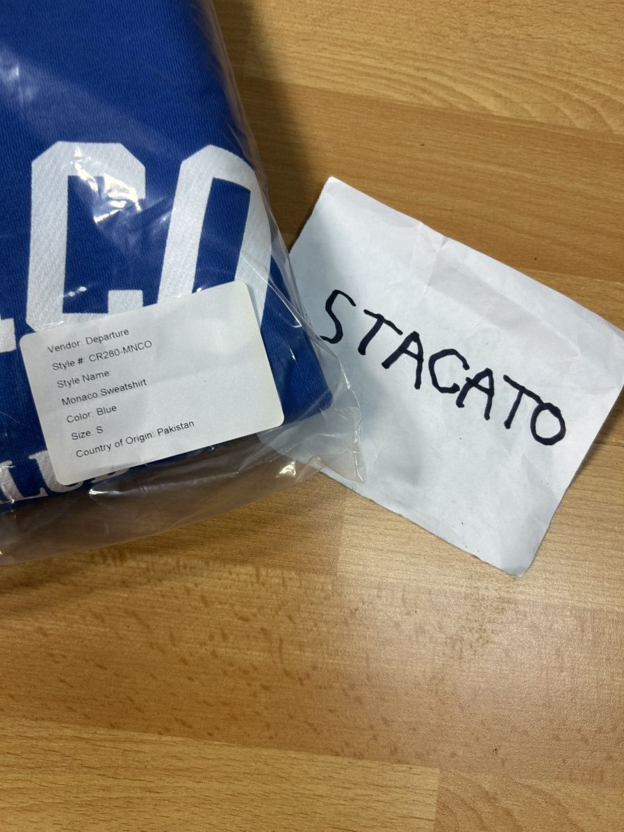 Other × Vintage Departure Monaco Crewneck Blue Small Size US S / EU 44-46 / 1 - 6 Thumbnail
