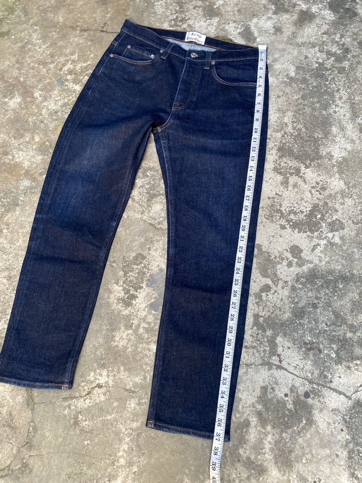 Acne Studios Acne Studios Deep Blue Ankle Jeans Size US 31 - 13 Thumbnail