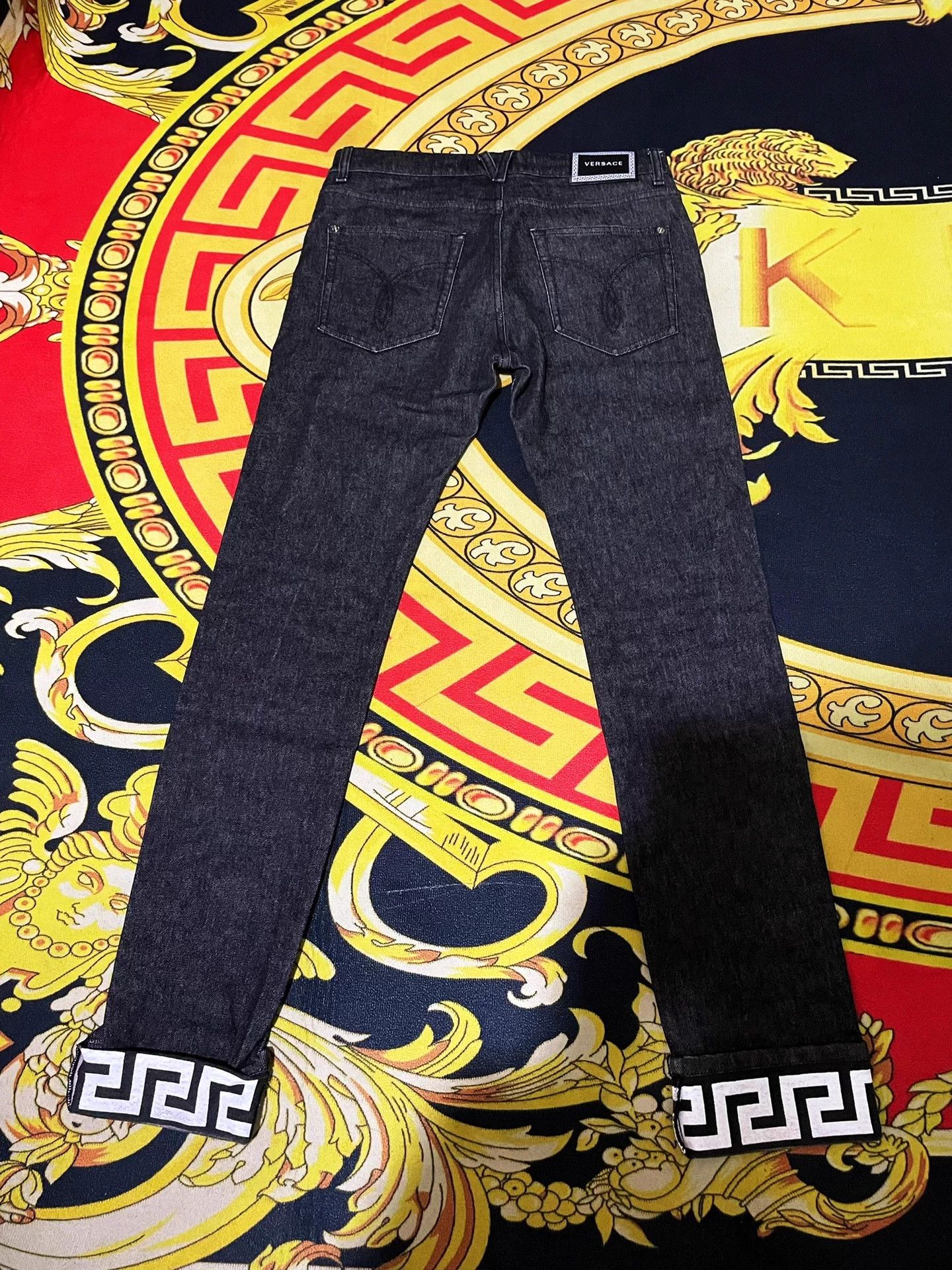 Versace Versace Main Line Limited Poster Loop Series 31 Jeans Size US 31 - 2 Thumbnail