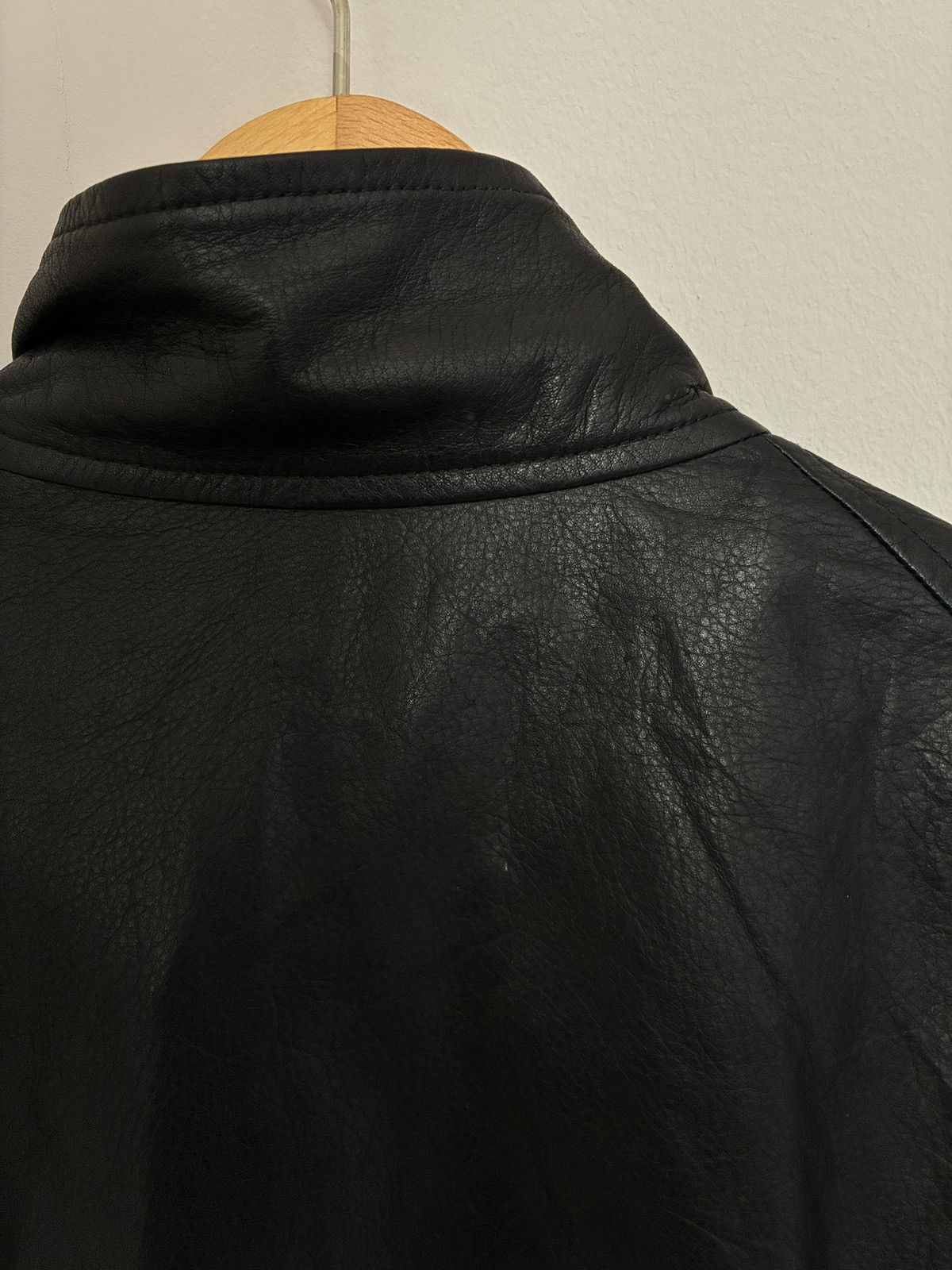 Rick Owens Intarsia Cow's Leather Jacket (Olmar & Mirta era) Size US L / EU 52-54 / 3 - 6 Thumbnail