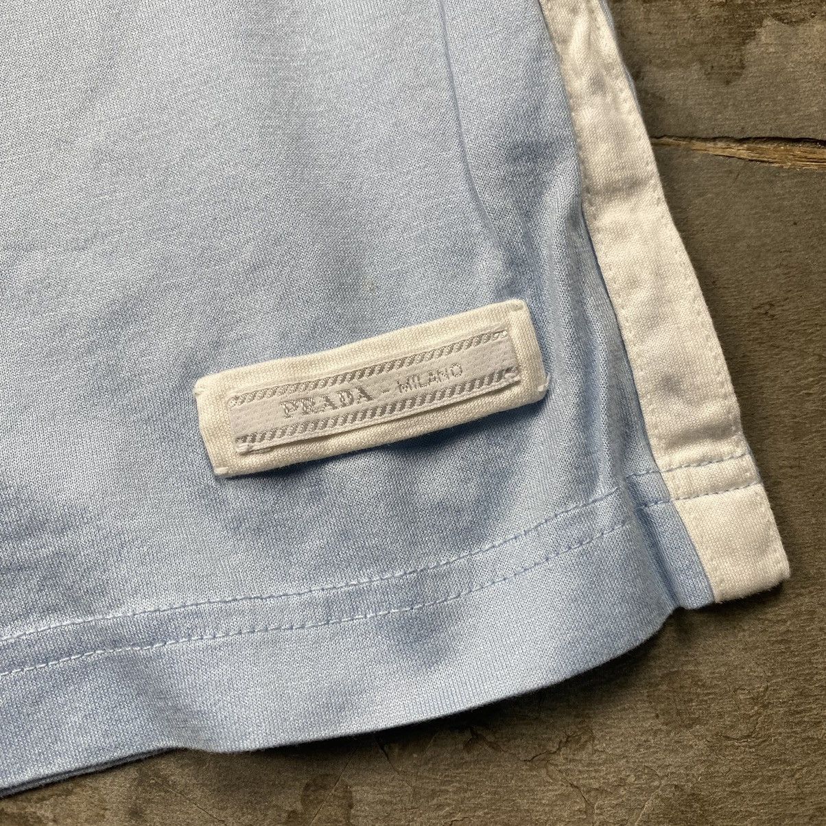 Designer × Prada Prada Cotton Satin Stretch Polos Size M / US 6-8 / IT 42-44 - 6 Thumbnail