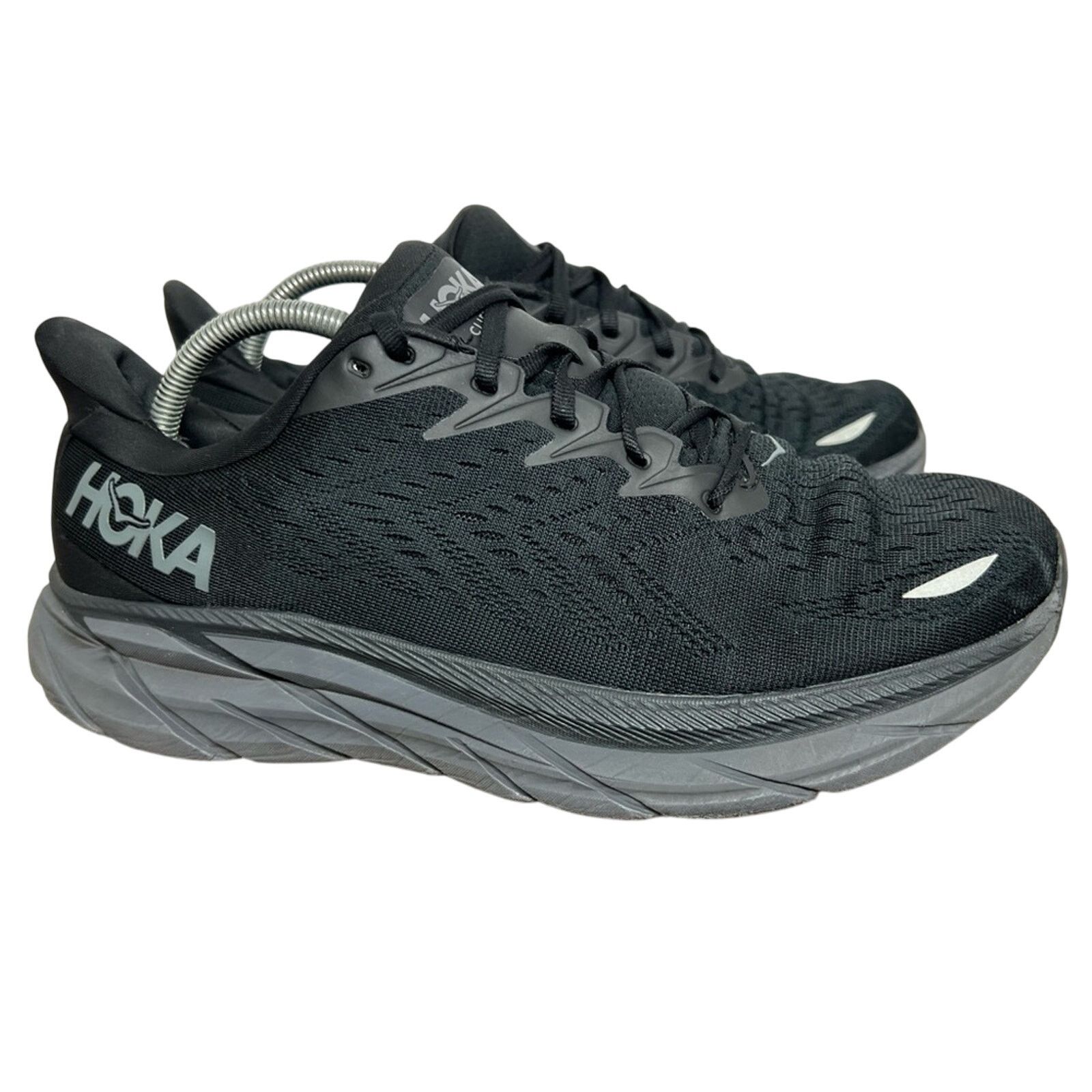 Hoka HOKA One One Clifton 8 Black Black Mens Shoes Size US 10 D Size US 10 / EU 43 - 4 Thumbnail