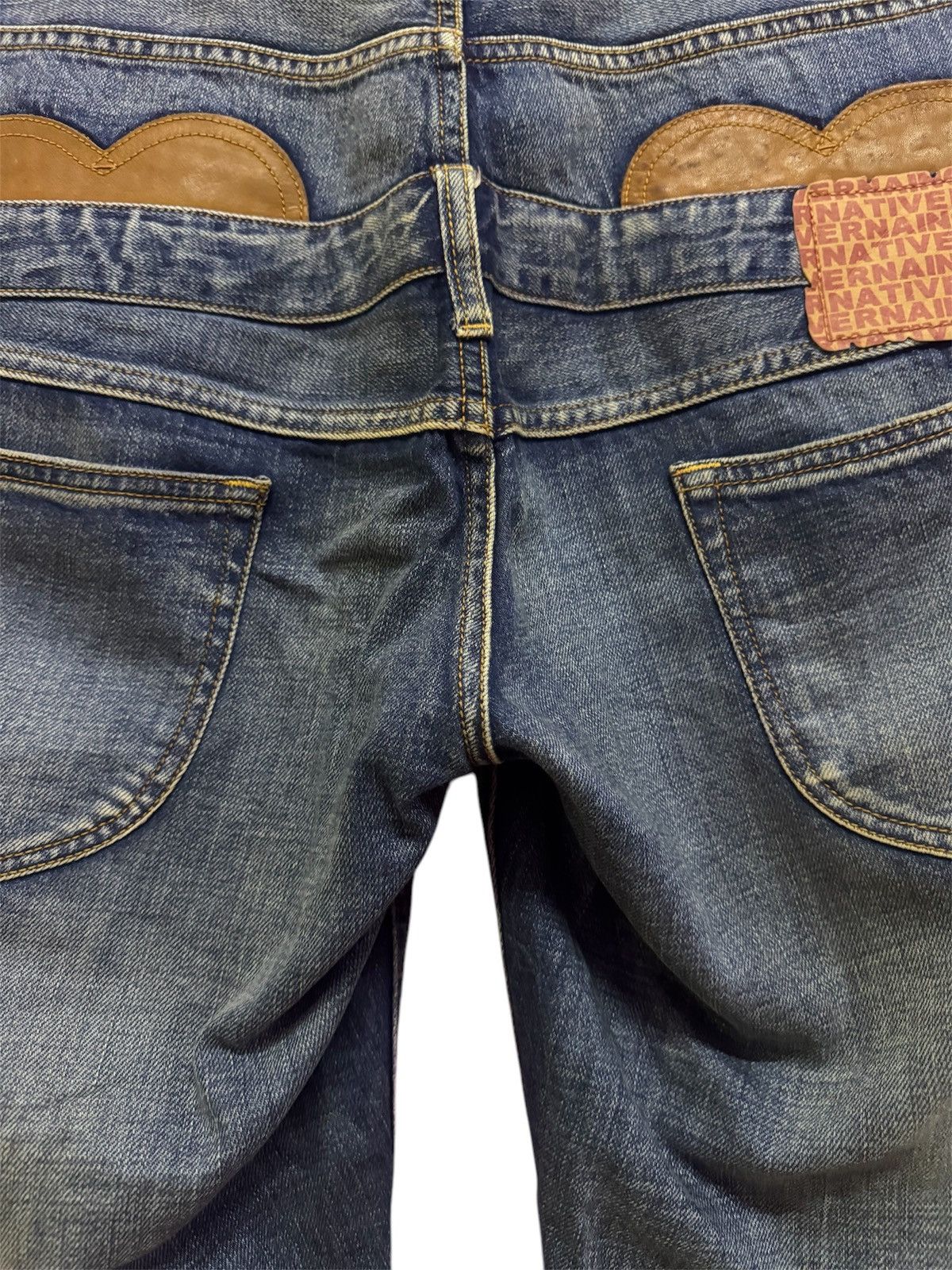 Japanese Brand RNA Inc. Seditionaries Japanese Designer Double Waist Jeans Size US 32 / EU 48 - 3 Thumbnail