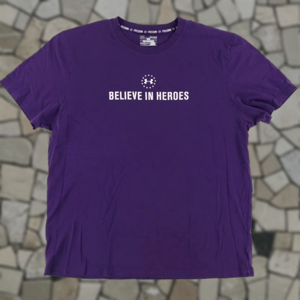 Under Armour Under Armour Wounded Warrior Project Solid T-Shirt Purple Men's XL Size US XL / EU 56 / 4 - 1 Thumbnail