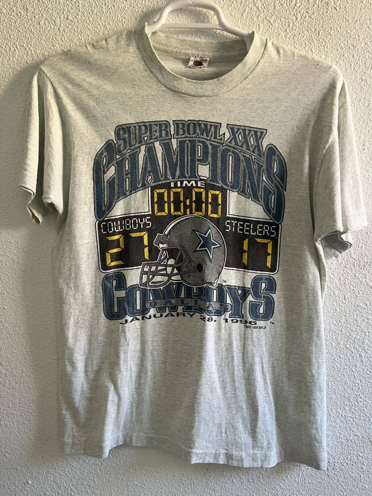 Fruit Of The Loom Vintage Dallas Cowboys Superbowl 1996 Size US L / EU 52-54 / 3 - 1 Thumbnail