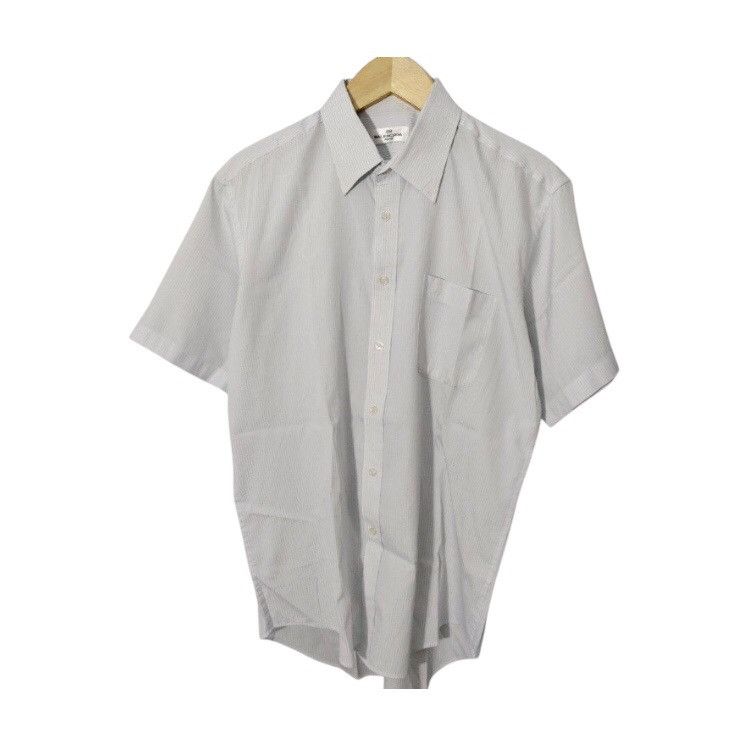 Balenciaga × Vintage Vintage Balenciaga Short Sleeve Shirt Striped Size US L / EU 52-54 / 3 - 1 Thumbnail