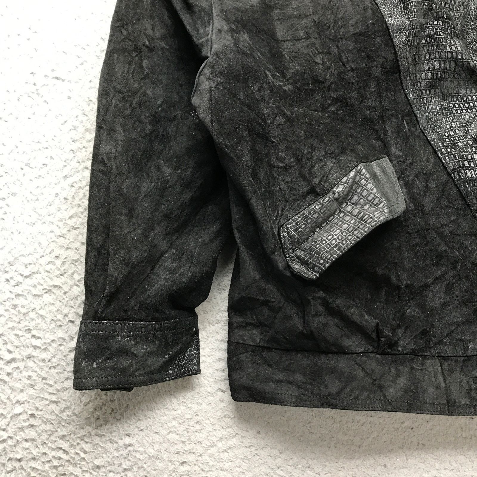 Other Vintage Micki Genuine Leather Suede Jacket Womens L Black Size L / US 10 / IT 46 - 9 Thumbnail