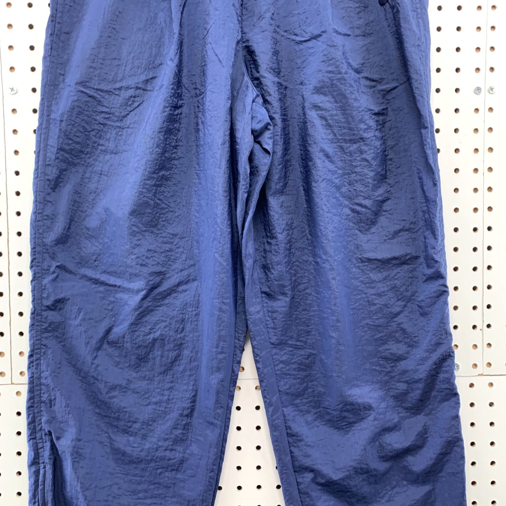 Nike Vintage Nike 90s Windbreaker Track Pants Men Large Blue Softshell Lined Activewear Size US 33 - 3 Thumbnail