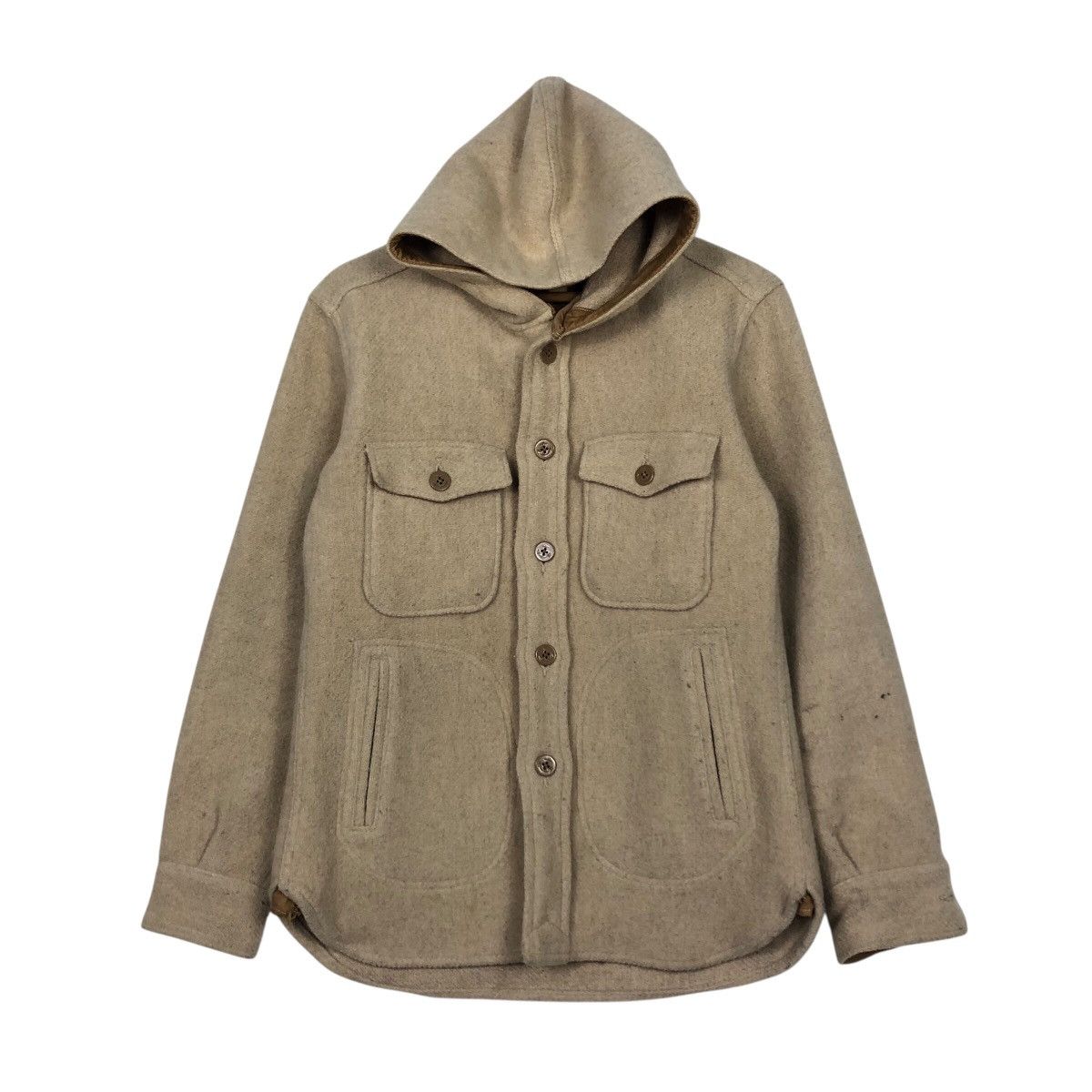 Japanese Brand 📌Vintage Button Chore Wool Jacket Sunlight Kapital Japan Size US S / EU 44-46 / 1 - 2 Thumbnail