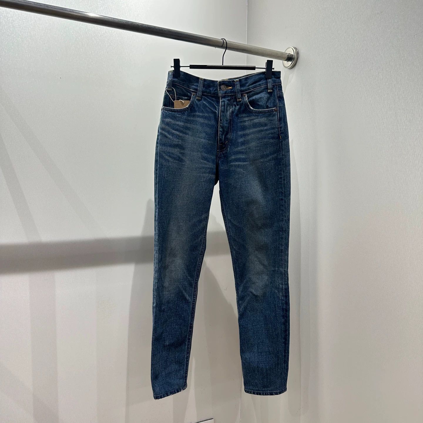 Celine Celine mar41 Classic Leather Patch Jeans 26 Cotton Size 26" / US 2 / IT 38 - 1 Thumbnail