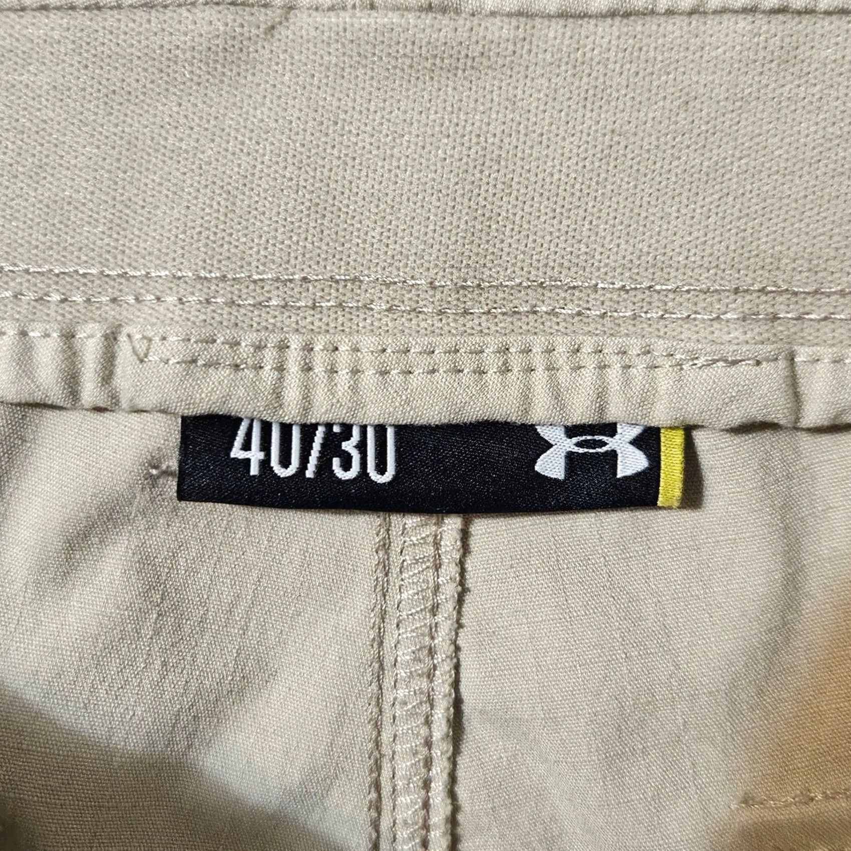 Under Armour Under Armour Pants Men 40 x 30 Tan UA Elite Cargo Ripstop Outdoors Size US 40 / EU 56 - 4 Thumbnail