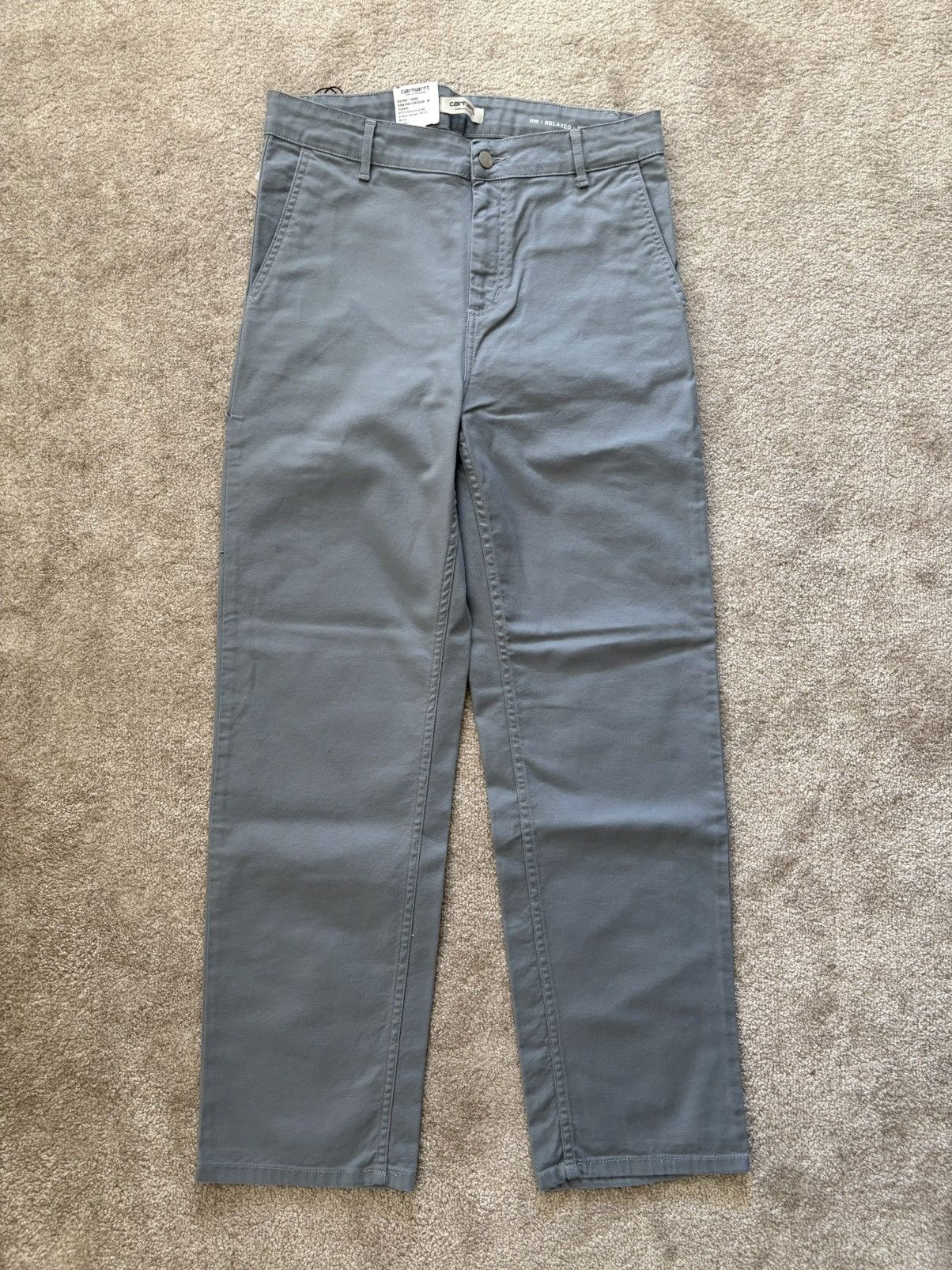 Carhartt Wip Carhartt WIP W’ Pierce Pant Straight – Mirror Rinsed / 28 Size 28" / US 6 / IT 42 - 2 Thumbnail