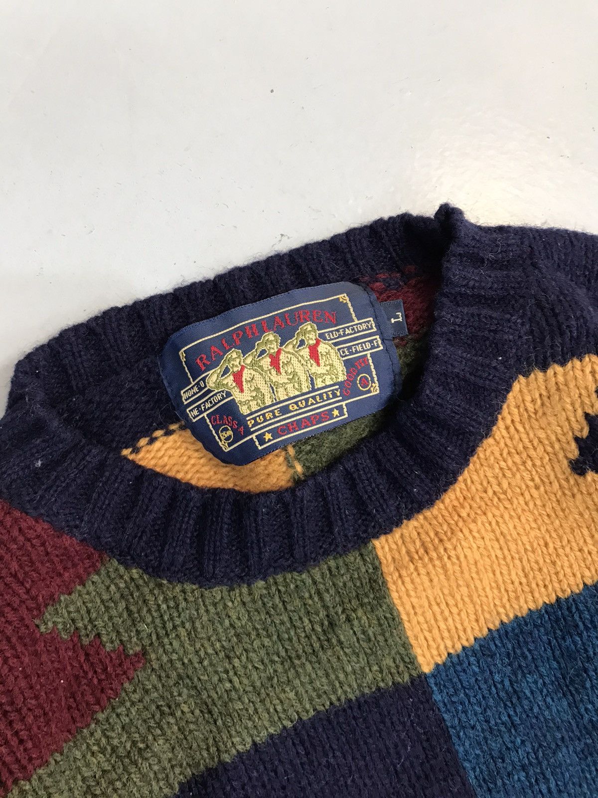 Chaps Ralph Lauren Vintage polo Ralph Lauren chaps knit sweater Size US L / EU 52-54 / 3 - 2 Thumbnail
