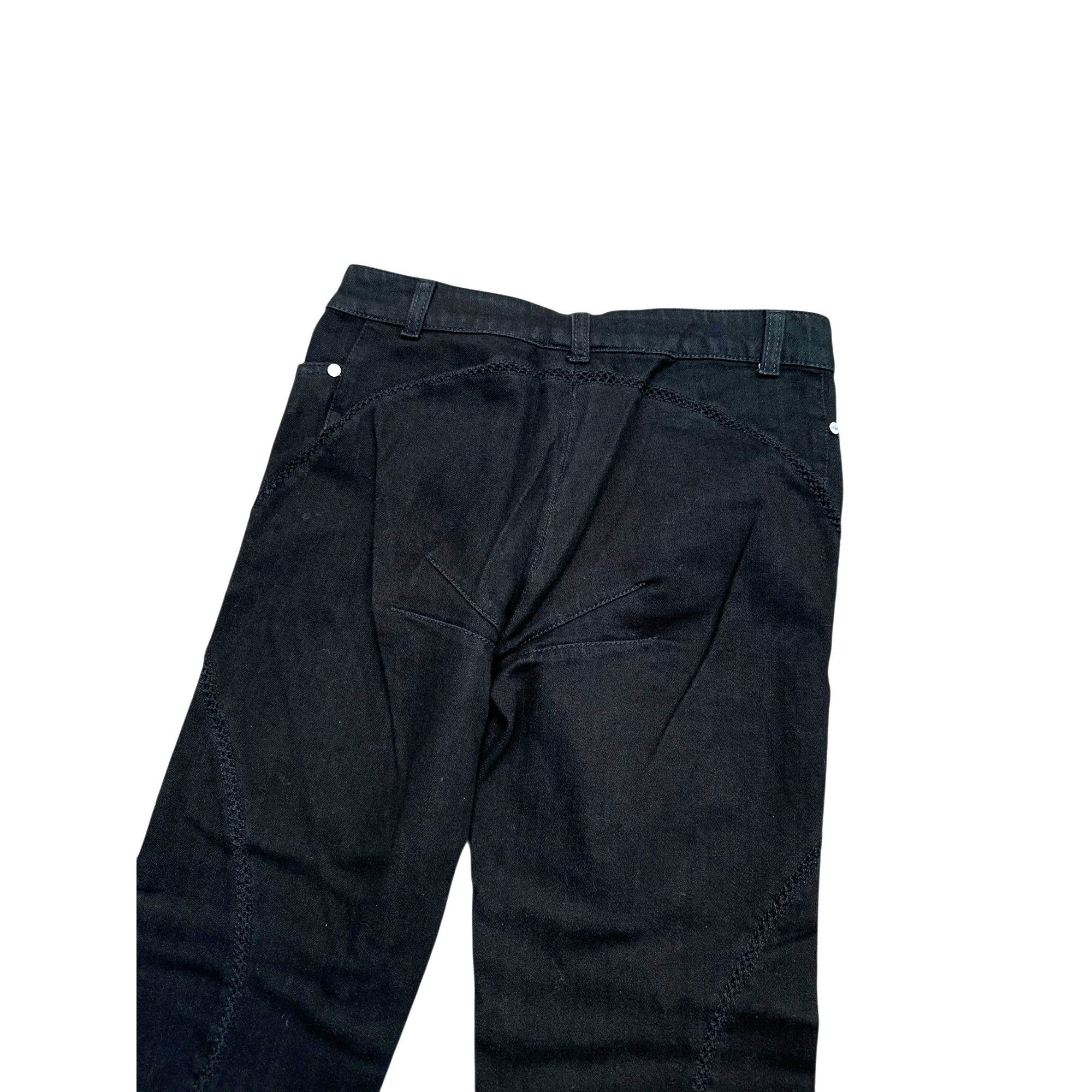 Alexander McQueen 2008 Black Cotton Pants Size 26" / US 2 / IT 38 - 3 Thumbnail