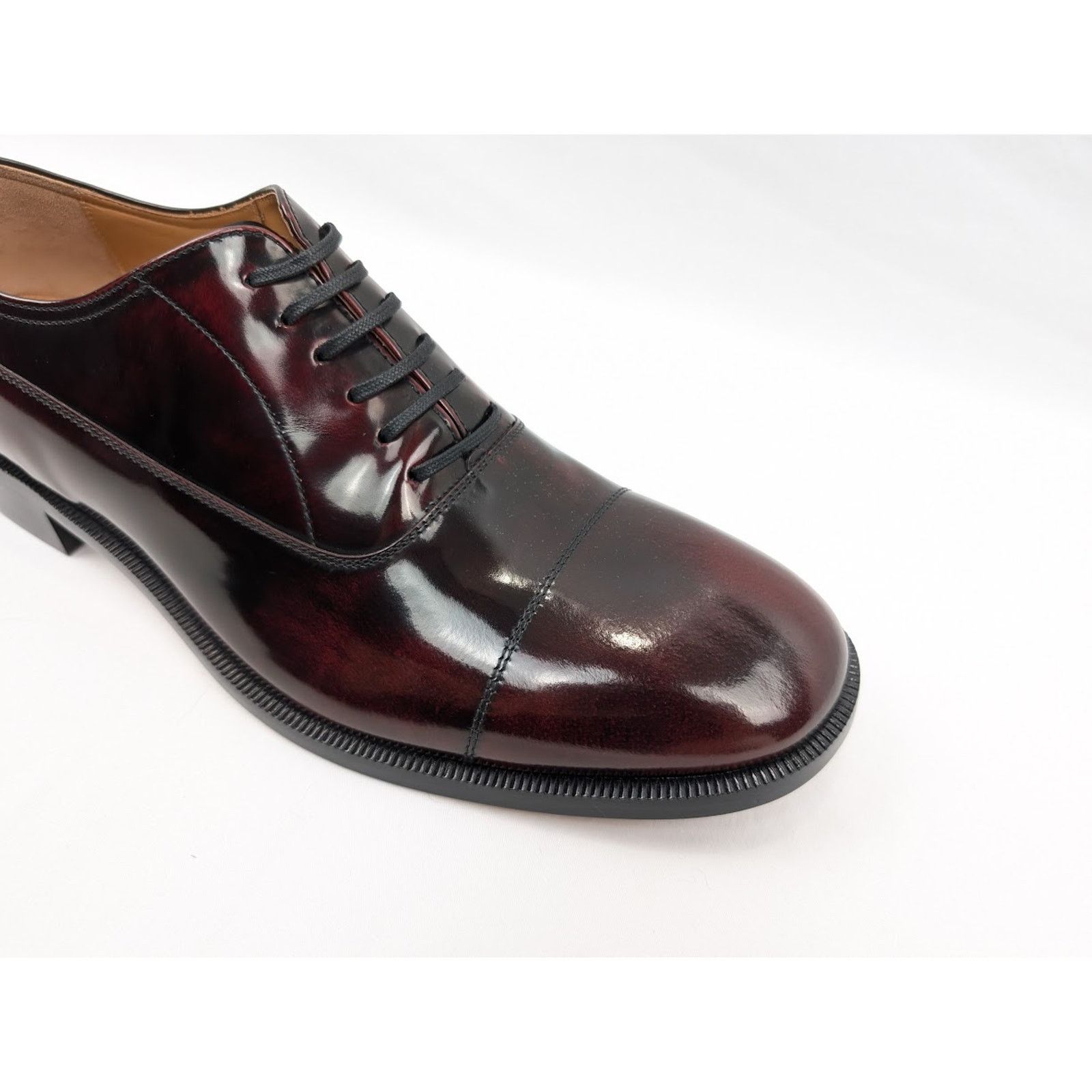 Maison Margiela o1rshd1 Q:2 / Lace-Up Derby Shoes in Bordeaux Size US 13 / EU 46 - 3 Thumbnail