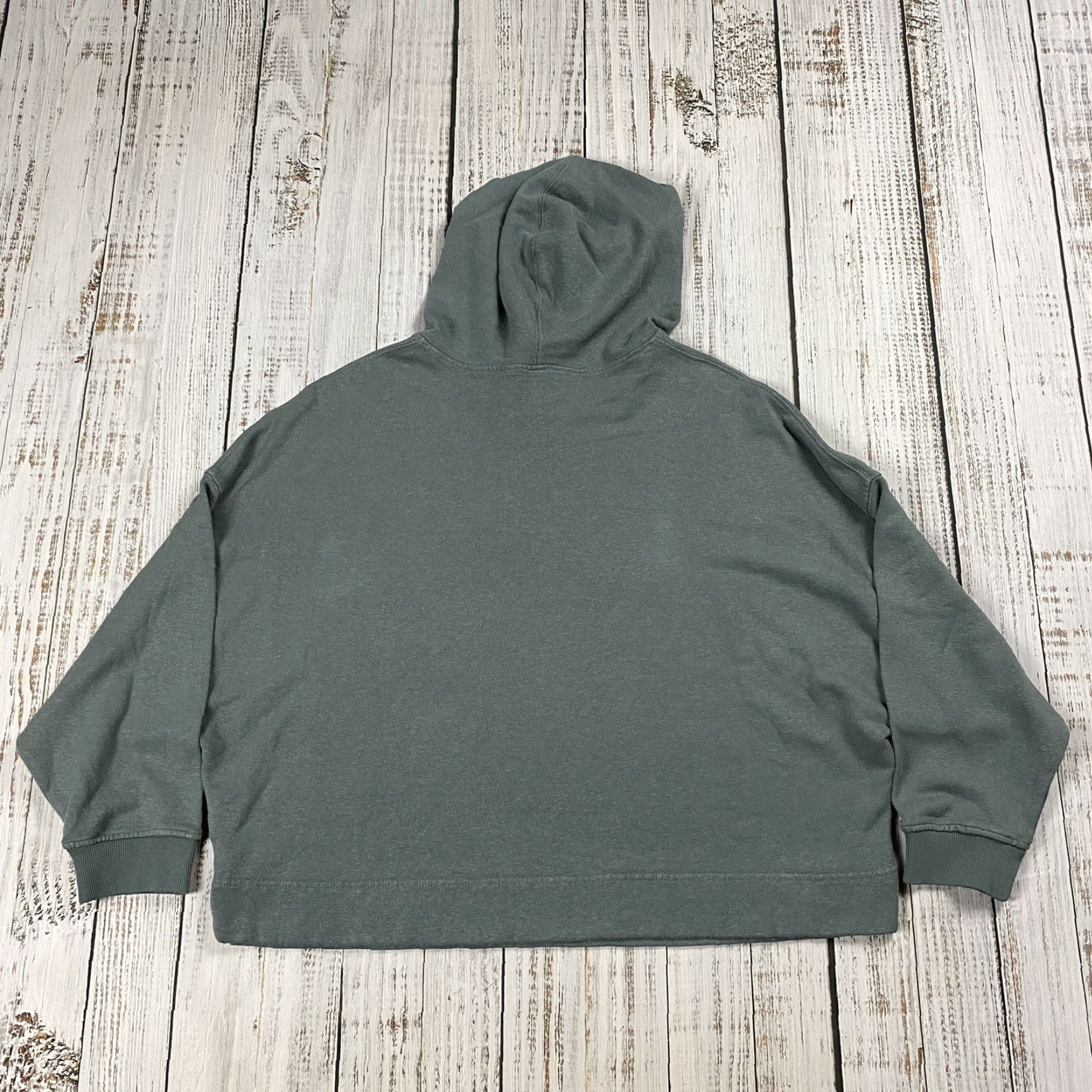 Vintage ISCHIKO Women Hoodie Size 1 Gray HEMP-COTTON KIMARA DUMA SPORTY LOUNGEWEAR Pullover Graphic Garment Dyed Size XS / US 0-2 / IT 36-38 - 6 Thumbnail