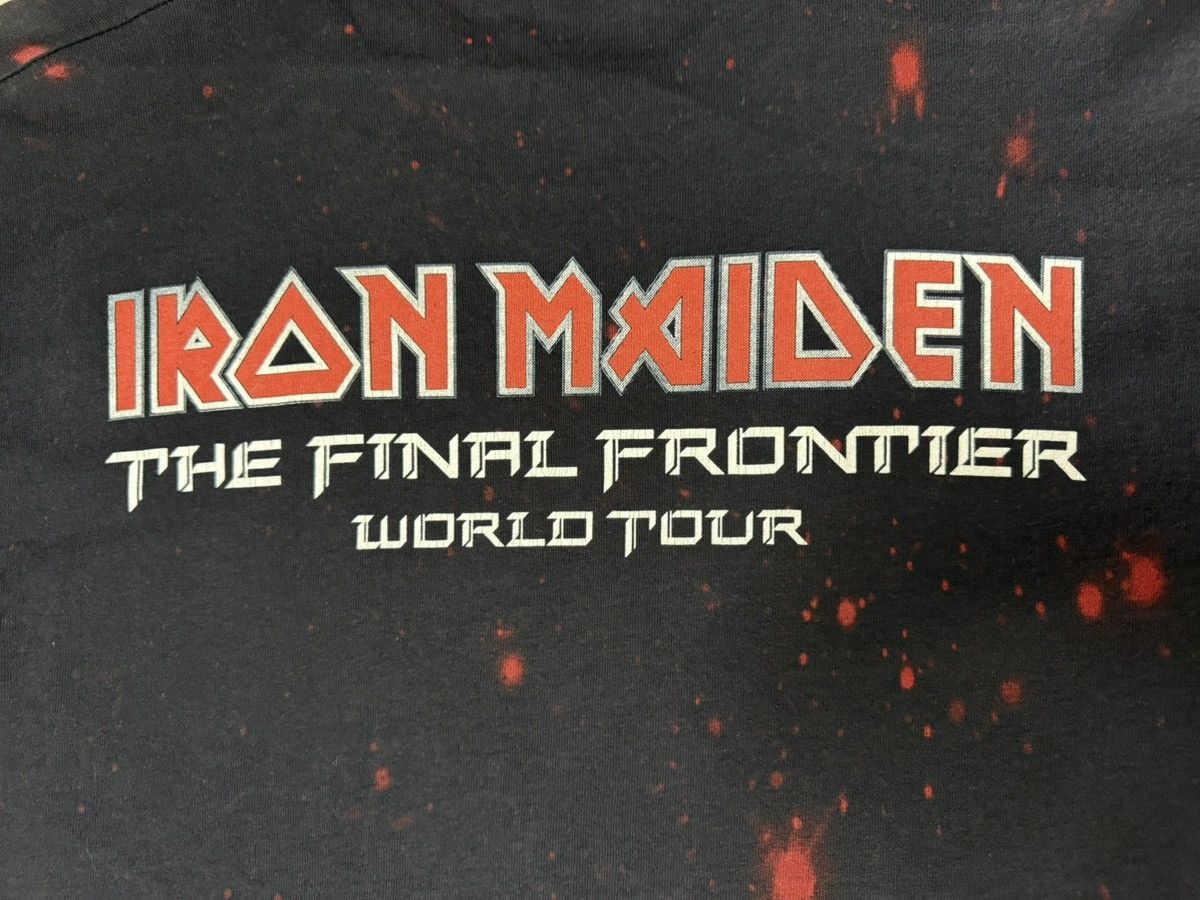 Band Tees × Iron Maiden × Vintage IRON MAIDEN The Final Frontier World Tour Size US M / EU 48-50 / 2 - 5 Thumbnail