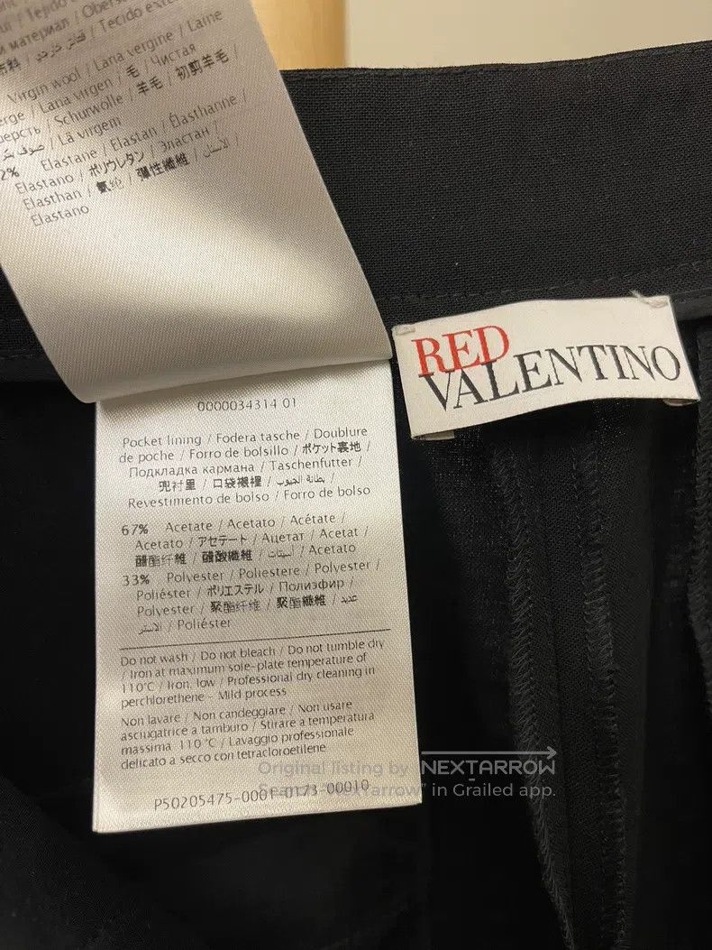 Valentino Valentino Black wide-leg pants Size 39" - 6 Thumbnail