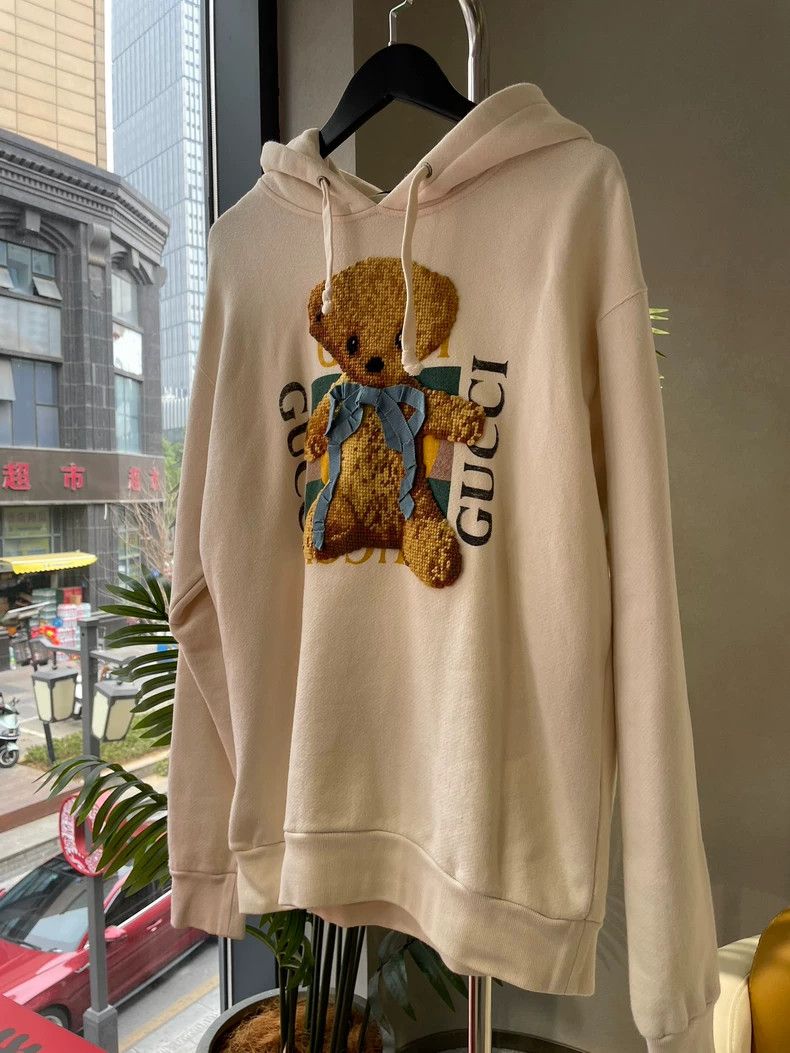 Gucci GucciTeddy bear printed hooded sweatshirt 2503-Nextarrow Size US XS / EU 42 / 0 - 3 Thumbnail
