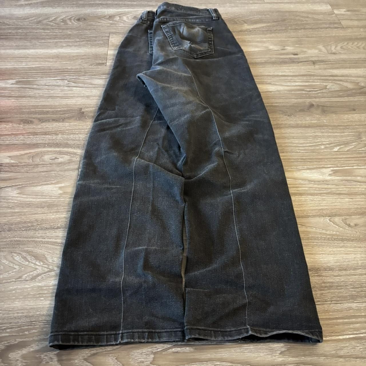 Vintage Crazy Vintage Y2K/2000s Grunge Faded Black Denim Jeans! 34x31 Size US 34 / EU 50 - 4 Thumbnail