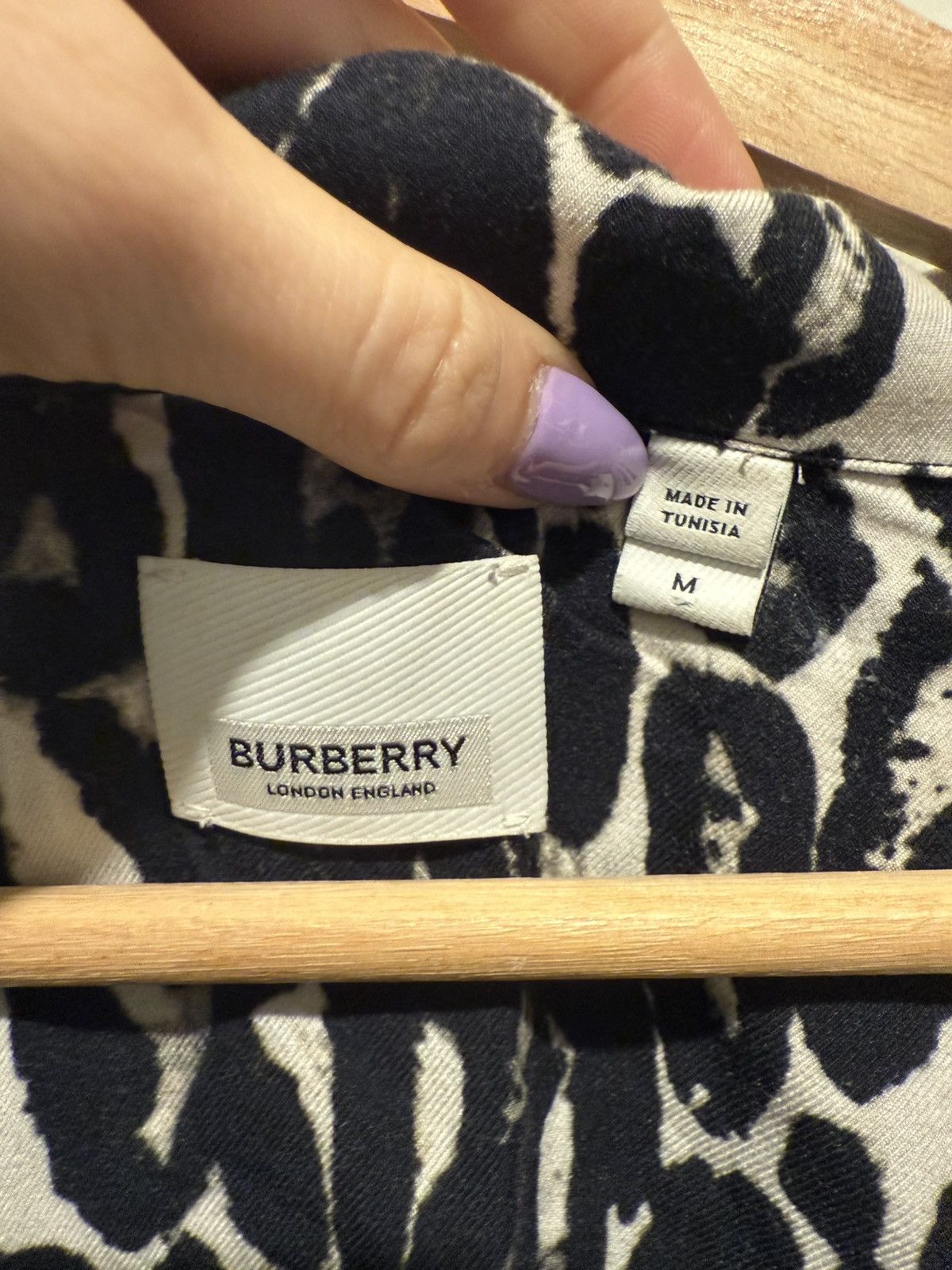 Burberry Burberry Animal Print Button Up Size US L / EU 52-54 / 3 - 3 Thumbnail