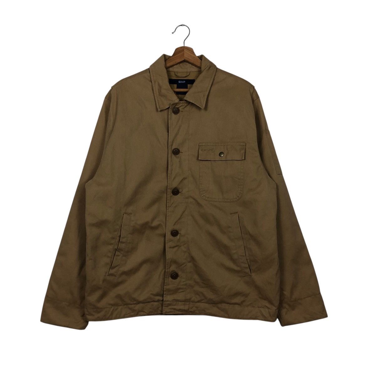 Japanese Brand 📌Vintage Biker Jacket Button Gap Detroit Duck Canvas Size US M / EU 48-50 / 2 - 2 Thumbnail