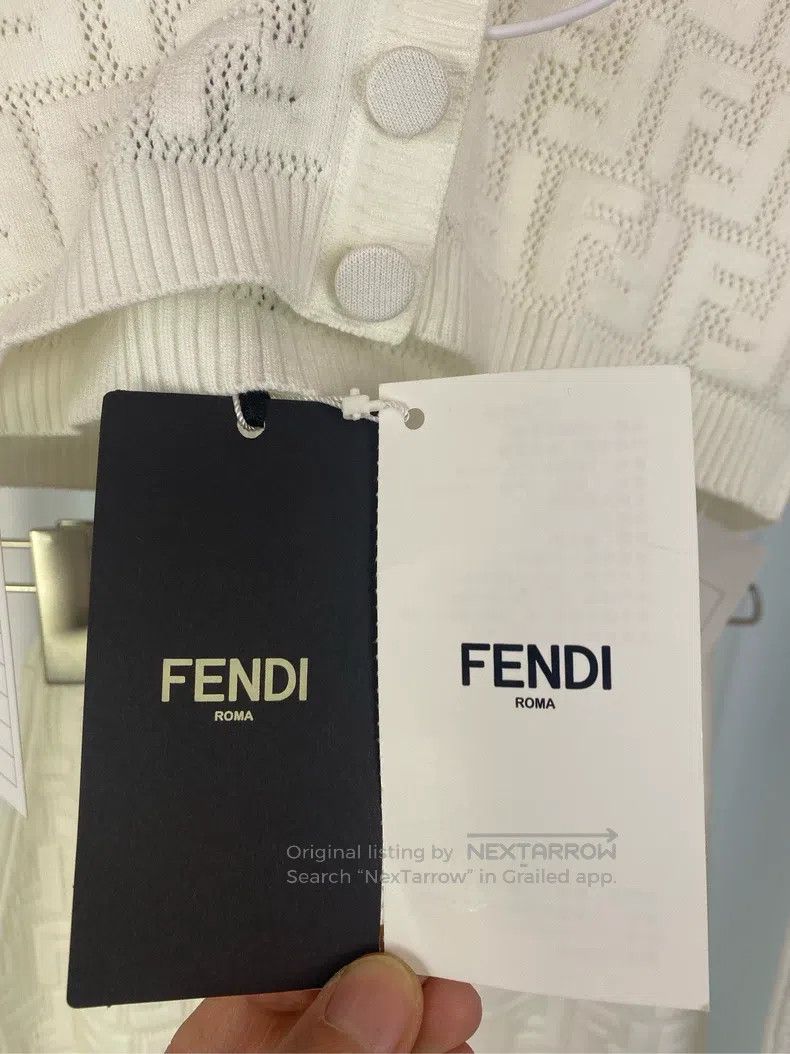 Fendi Fendi 23 spring-summer letter relief full logo set top tub Size XXS / US 00 / IT 34 - 5 Thumbnail
