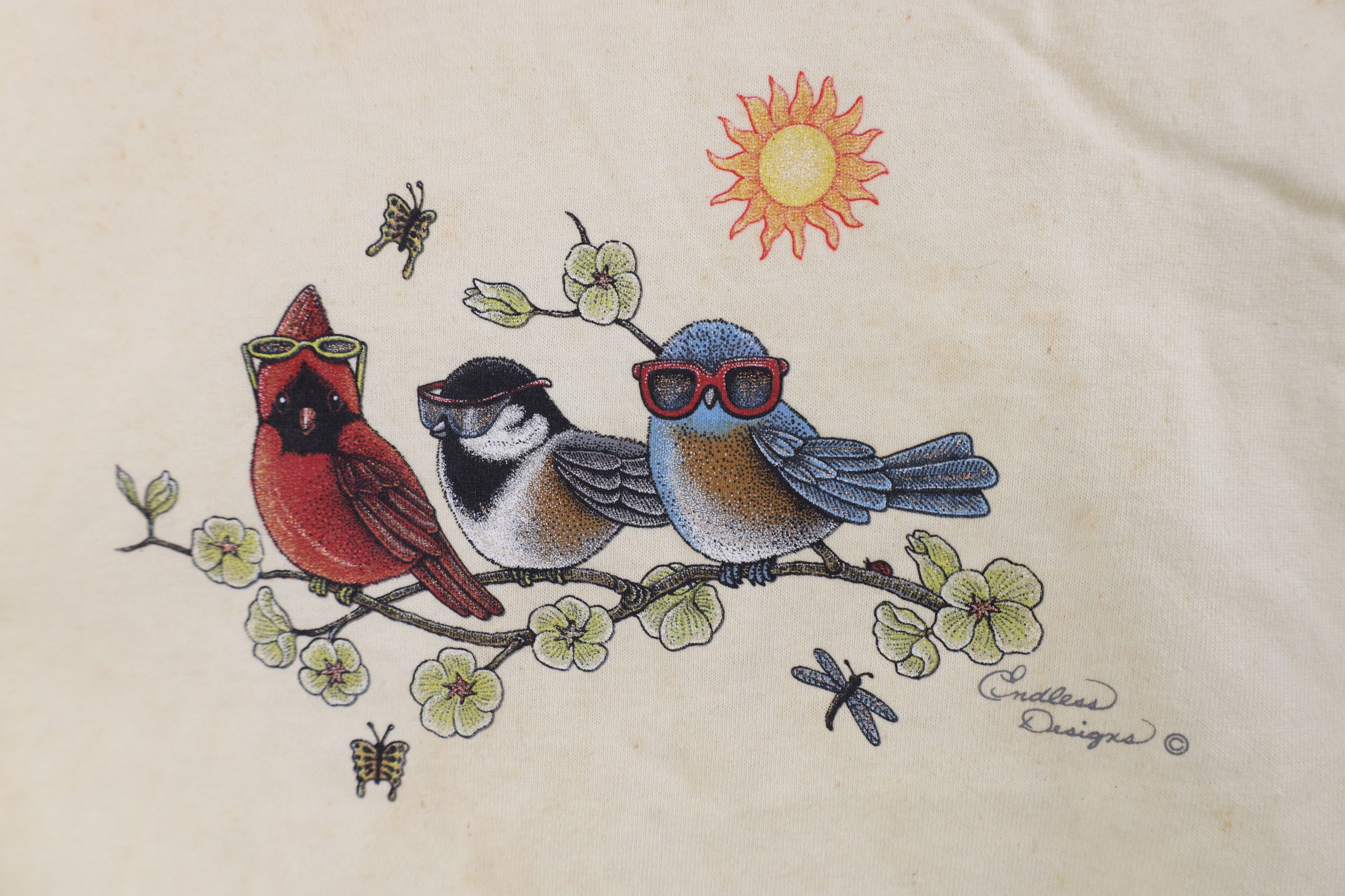 Vintage Deadstock Vintage 90s Streetwear Nature Birds T-Shirt USA Size XL / US 12-14 / IT 48-50 - 5 Thumbnail