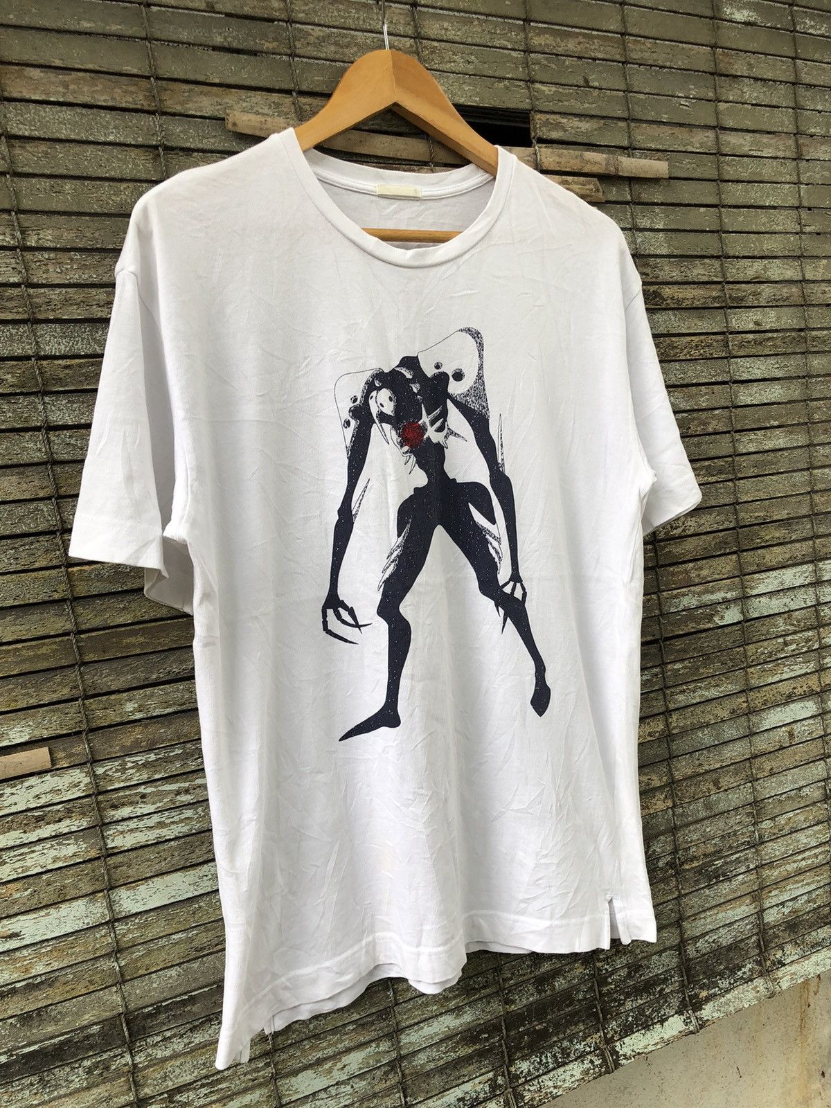 Japanese Brand × Vintage Vintage GU Anime Neo Genesis Evangelion Angel Tshirt Size US M / EU 48-50 / 2 - 2 Thumbnail