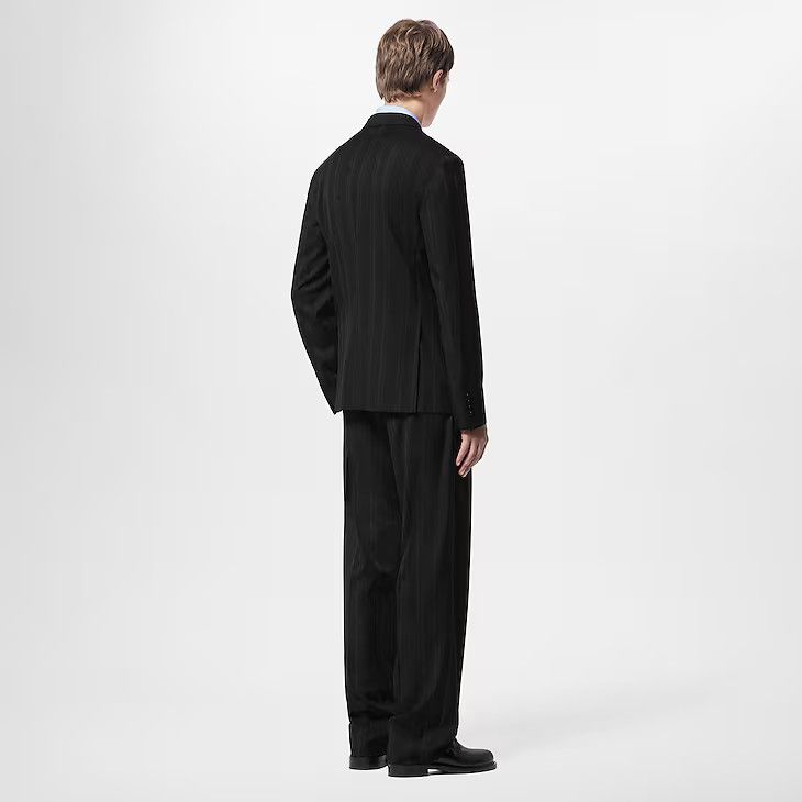 Louis Vuitton Single-Breasted Wool Napolitana Jacket - 50 M Size 50R - 8 Thumbnail