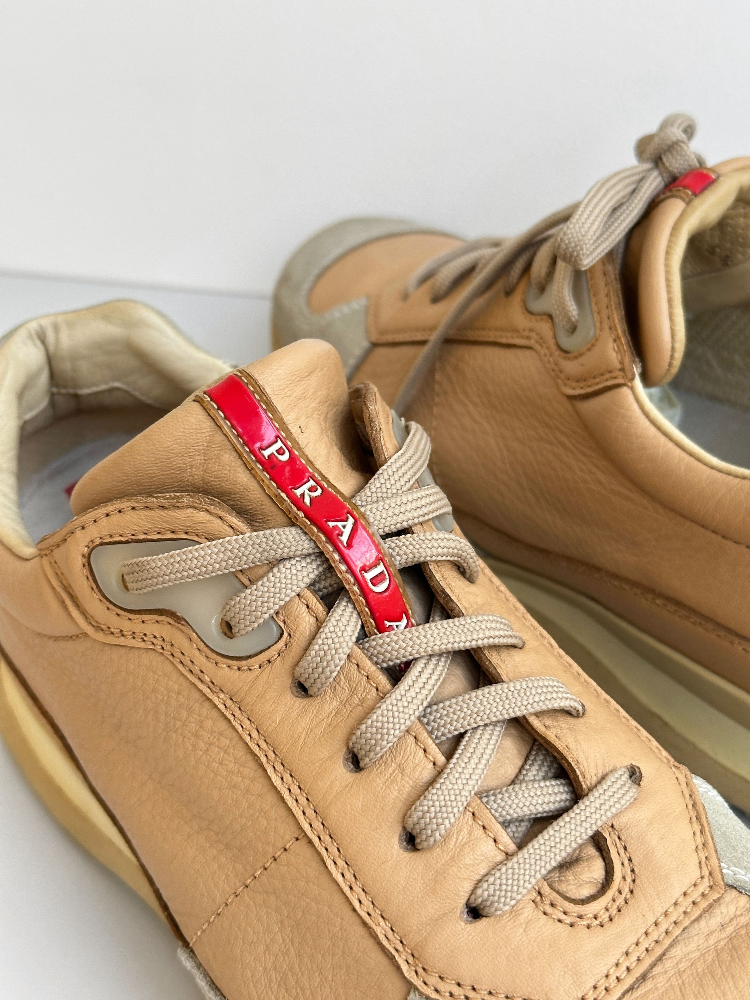 Prada Vintage Prada Low Runner Sneaker 25.5 cm Size US 10 / IT 40 - 7 Thumbnail