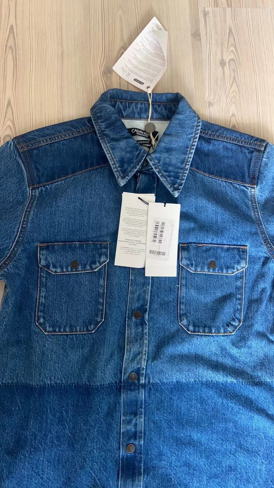Calvin Klein 205W39NYC Calvin Klein 205w39nyc firefighter denim shirt Size US S / EU 44-46 / 1 - 2 Thumbnail