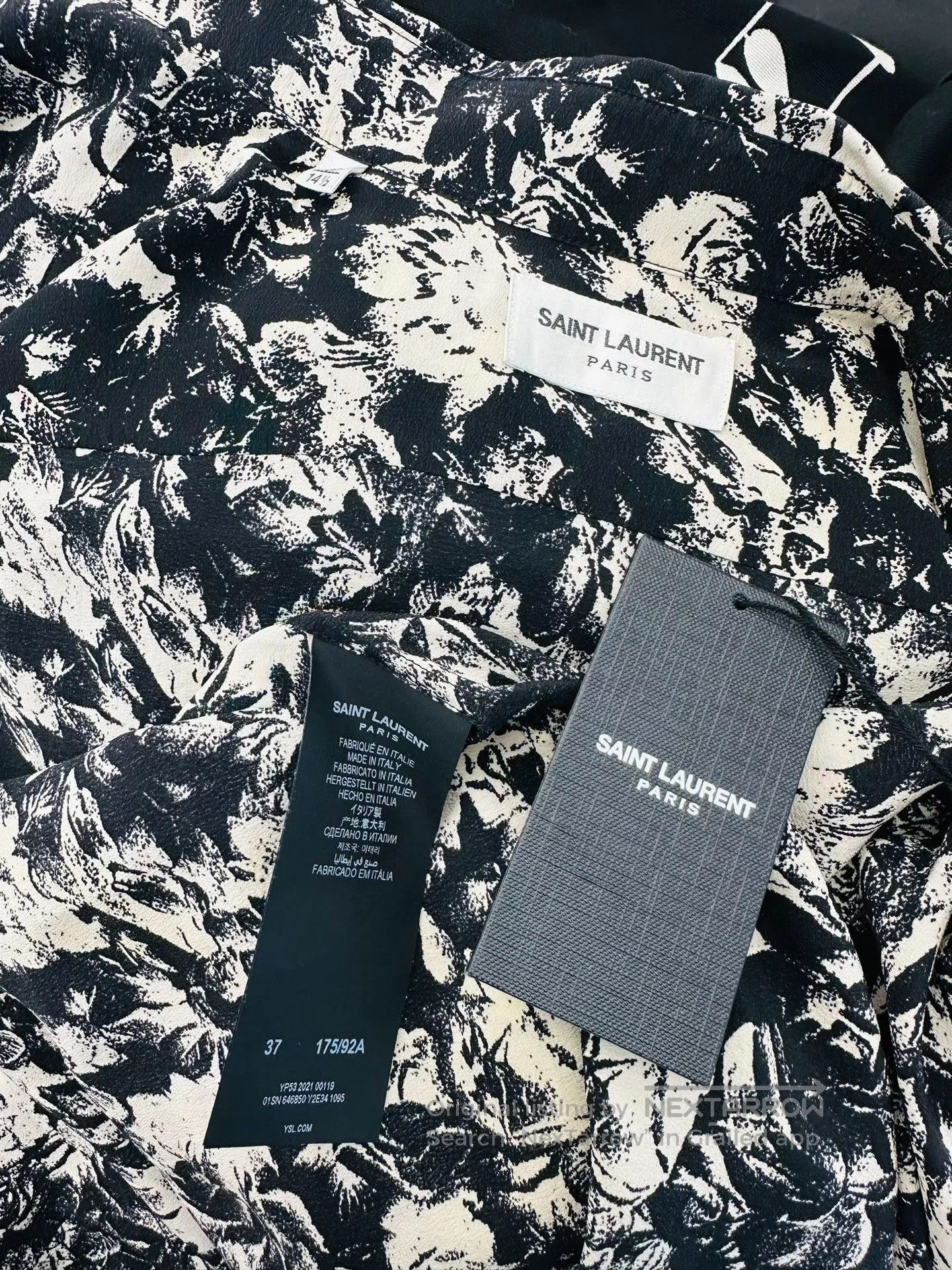 Saint Laurent Paris Saint Laurent Floral Print Long. Size M / US 6-8 / IT 42-44 - 4 Thumbnail