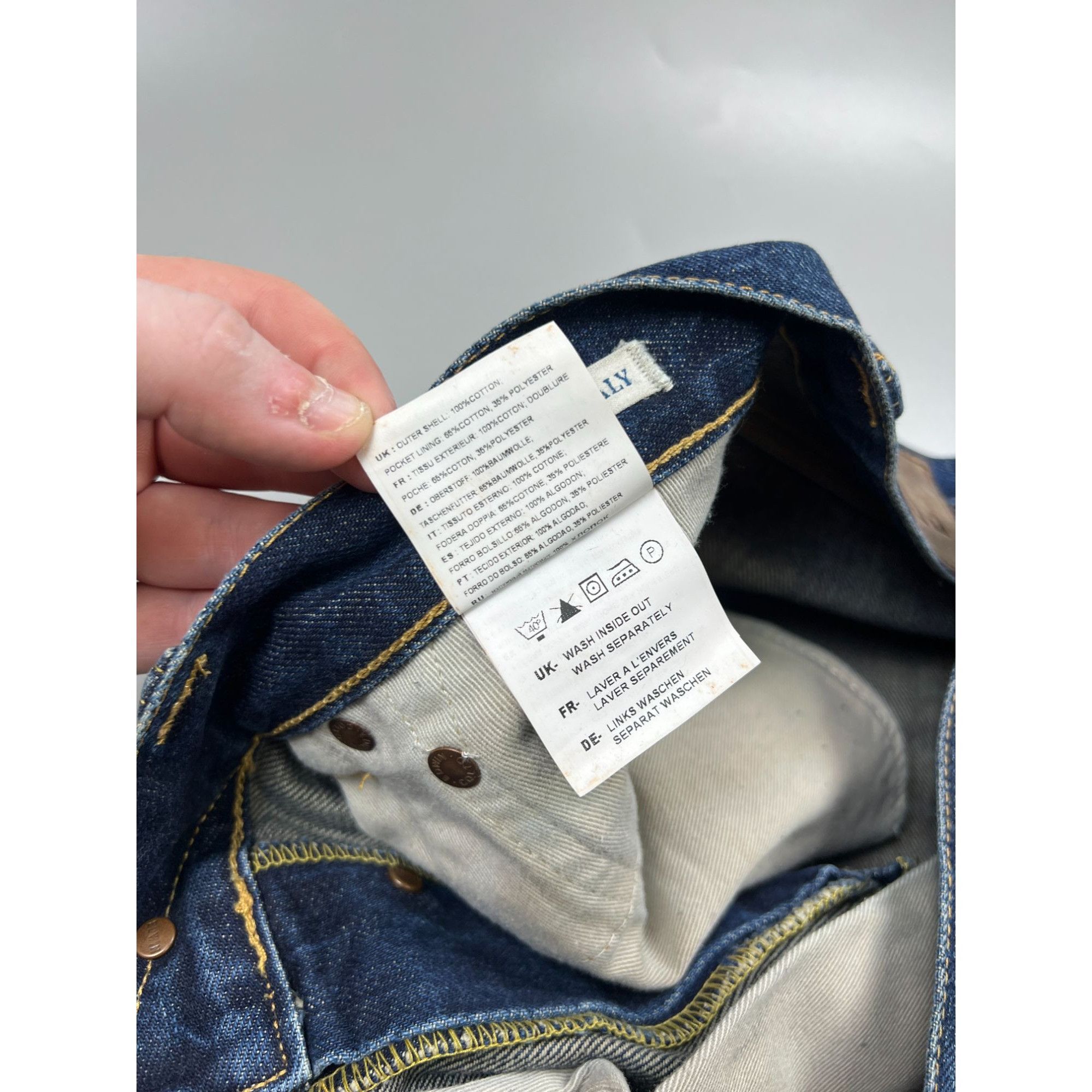 Edwin Edwin ED-80 Selvedge Denim Jeans Pants (Y0930) Size US 31 - 11 Thumbnail