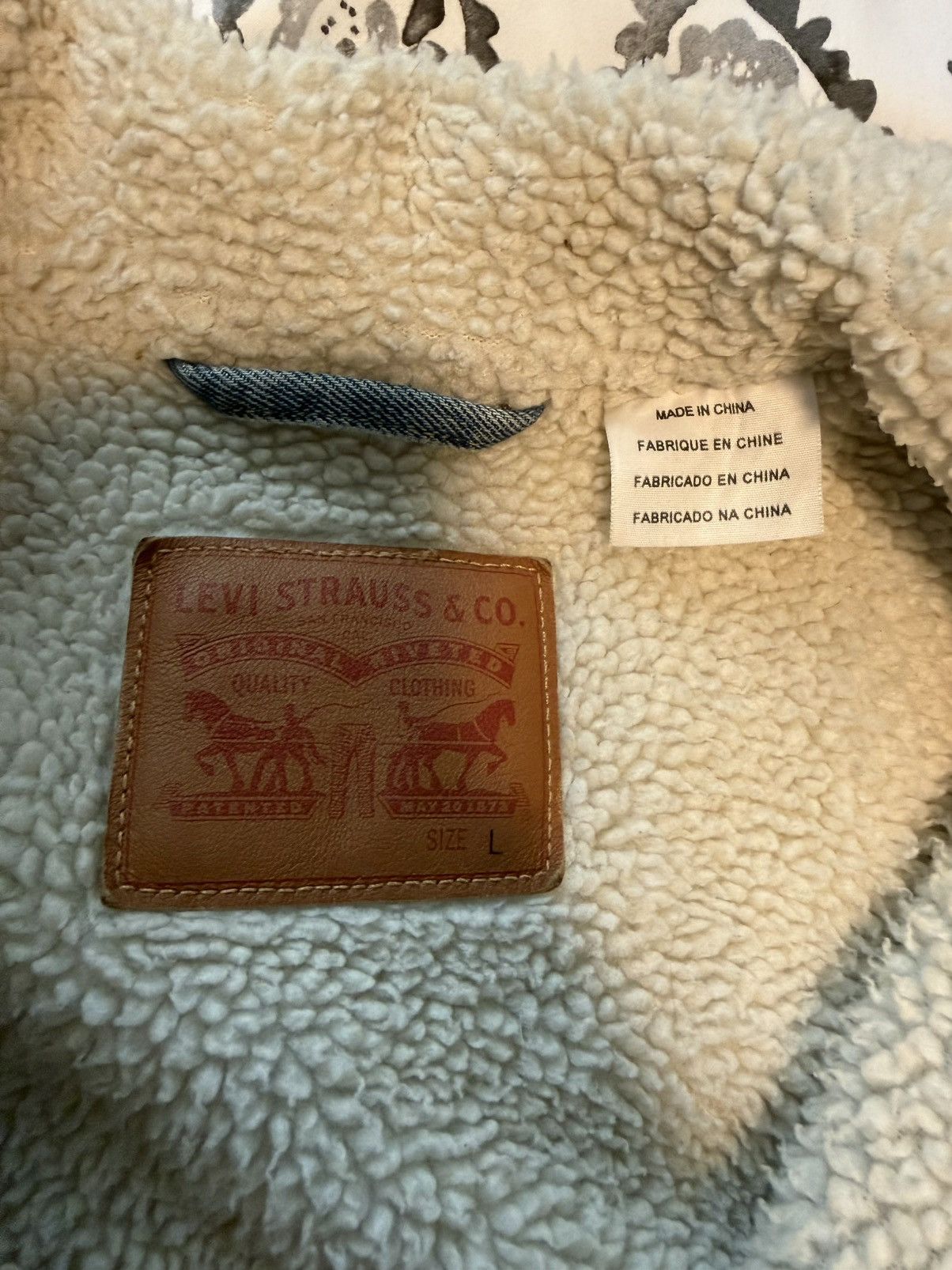 Levi's Levi’s Sherpa Denim Jacket Size US L / EU 52-54 / 3 - 4 Thumbnail