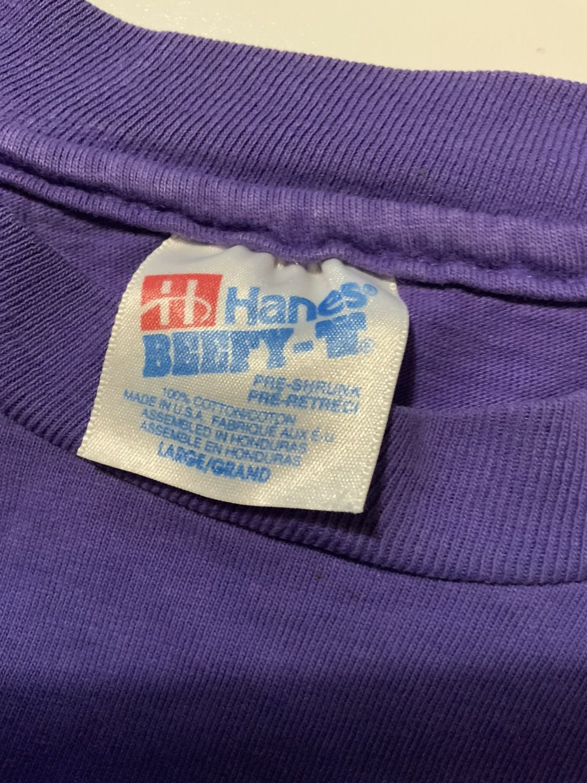 Hanes × Vintage Vintage 90s Reveal The Power Within Hanes Beefy T T-Shirt Size US L / EU 52-54 / 3 - 6 Thumbnail