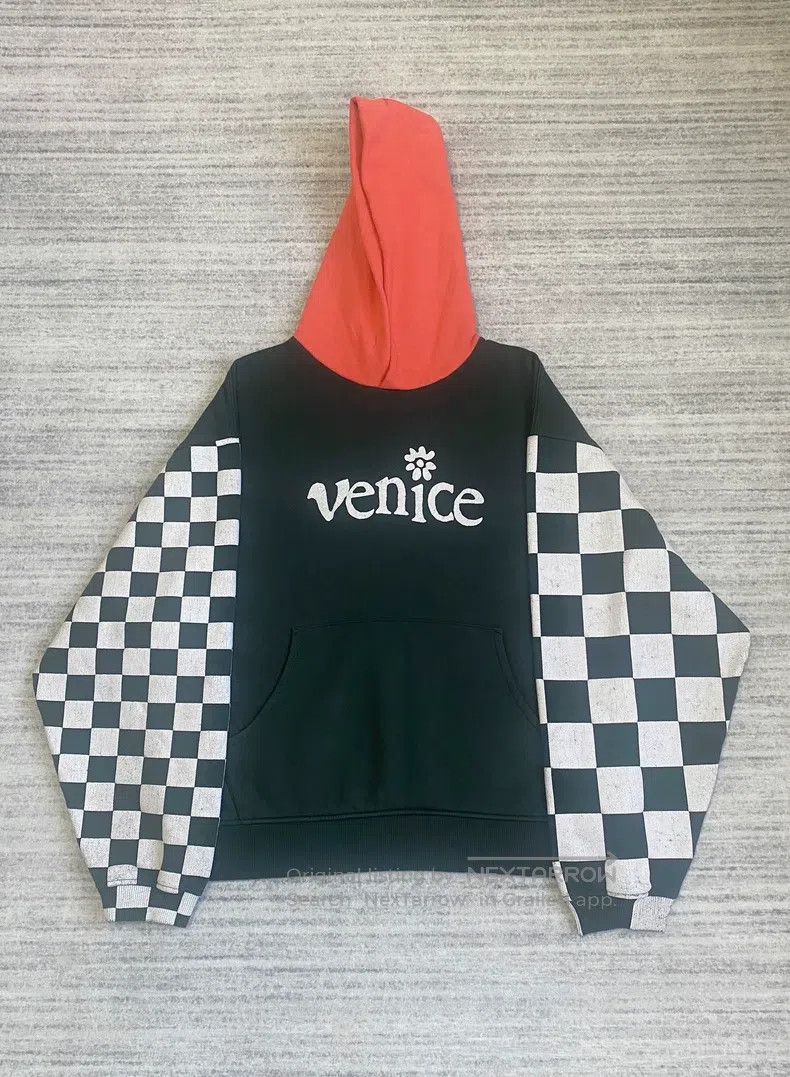 ERL ERL Venice plaid hoodie, Little Red Riding Hood racing hoo Size US L / EU 52-54 / 3 - 1 Thumbnail