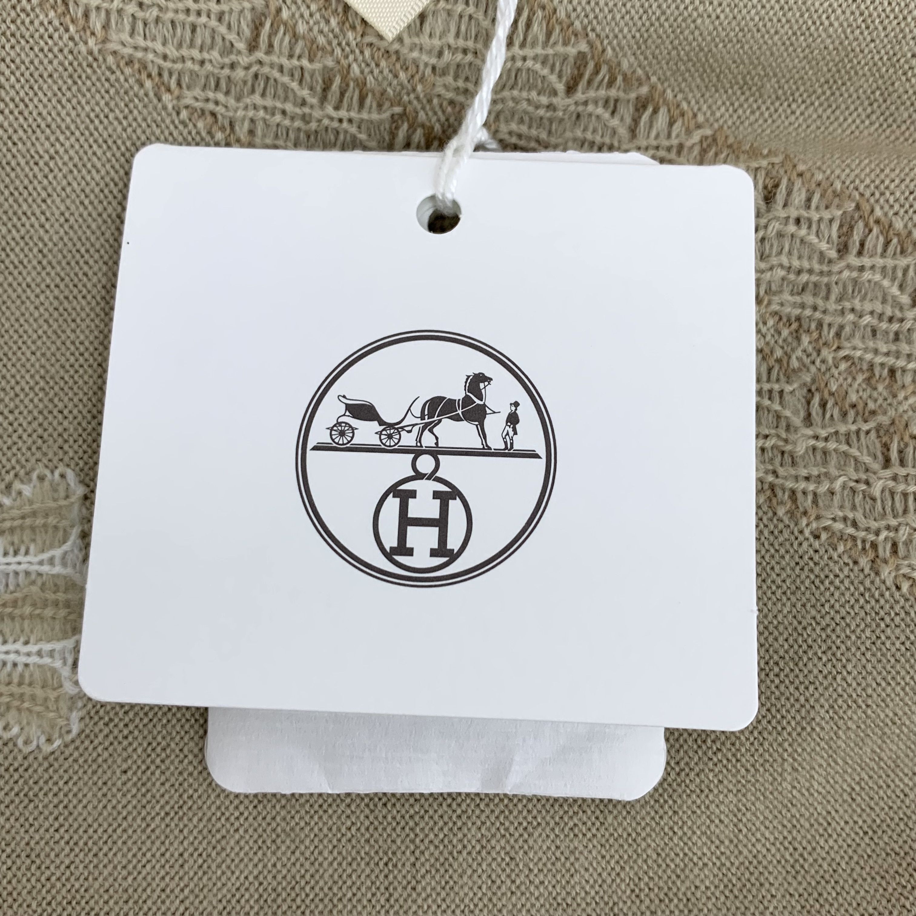Hermes Hermes Lock Embroidered Wool Sweater Brown (38) Size XS / US 0-2 / IT 36-38 - 6 Thumbnail