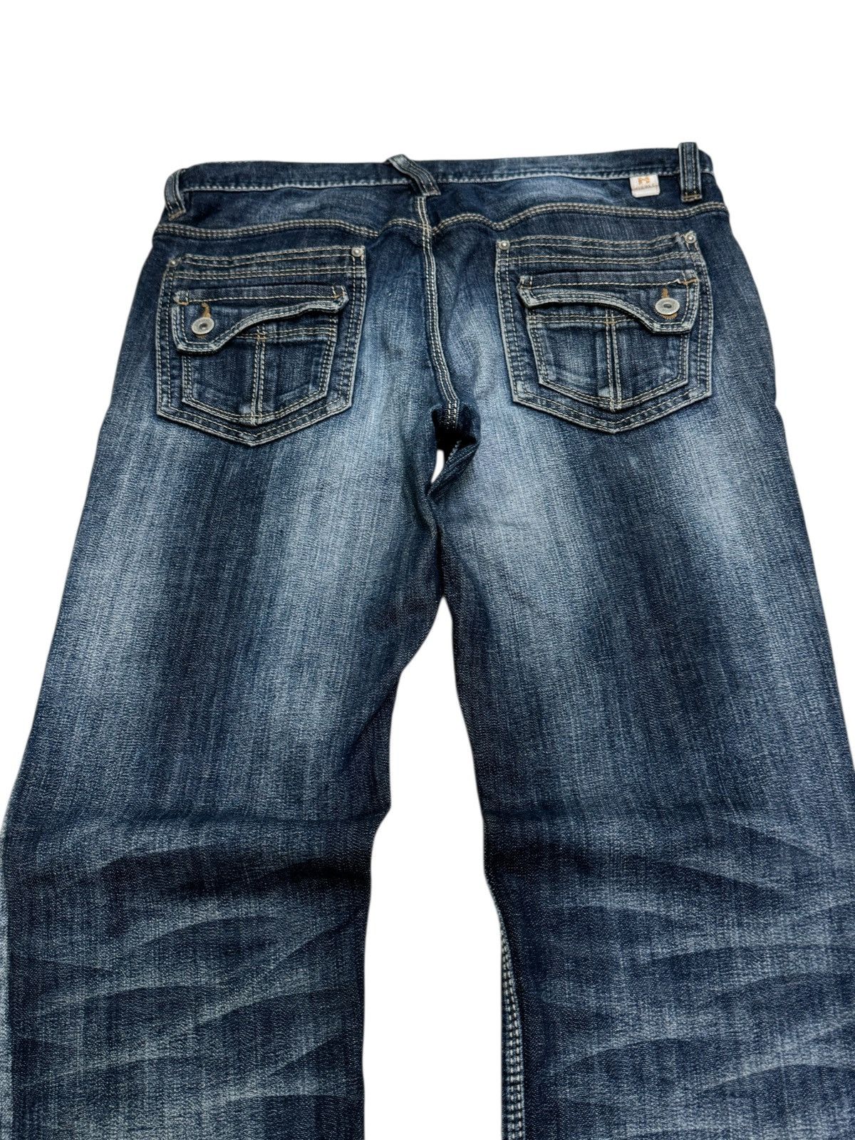 Japanese Brand Vintage Nicole Hideaways Acid Wash Zipper Pocket Denim Size US 33 - 8 Thumbnail