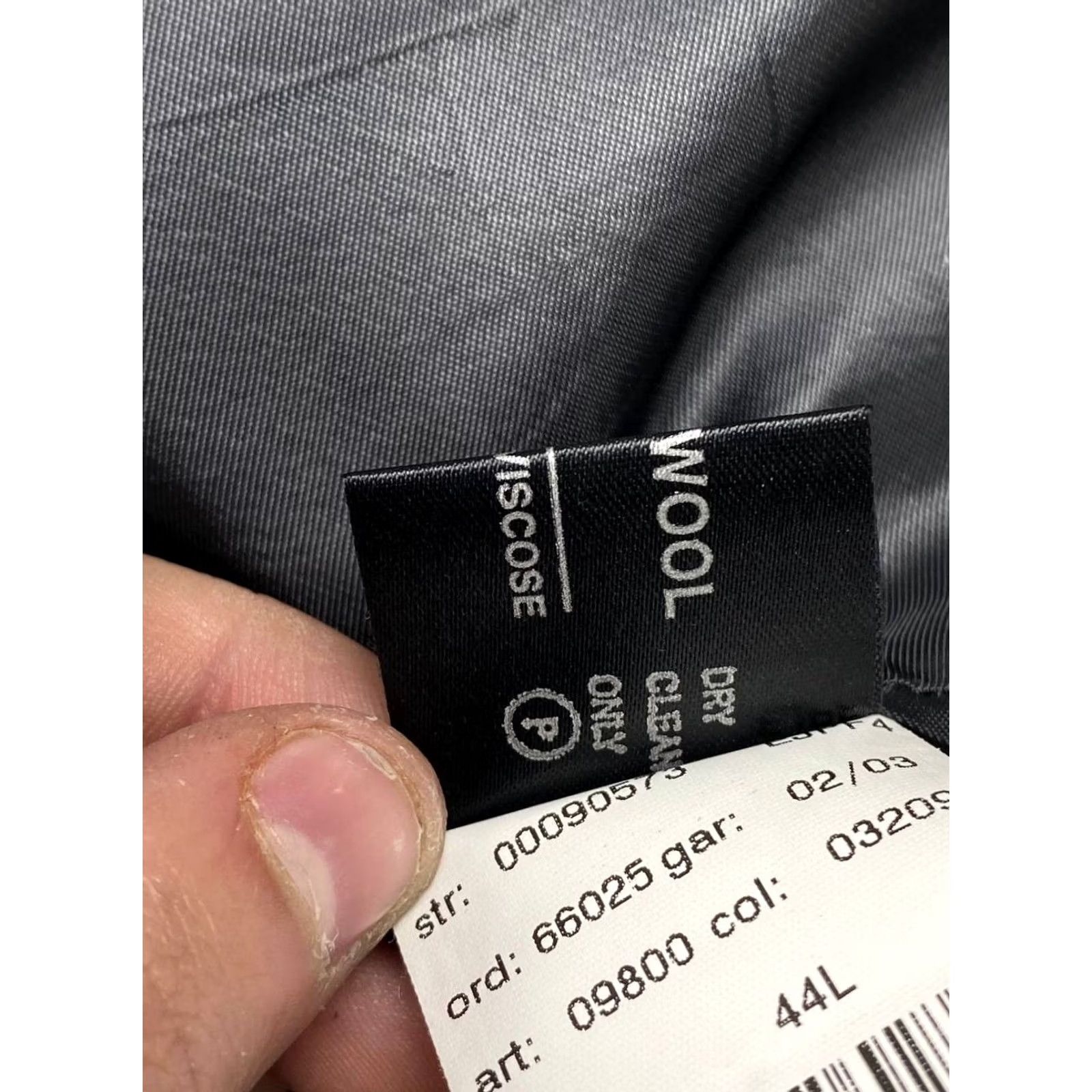Balmain Balmain Wool 2 Piece Blazer Pants Men 44L Gray Size 44R - 6 Thumbnail
