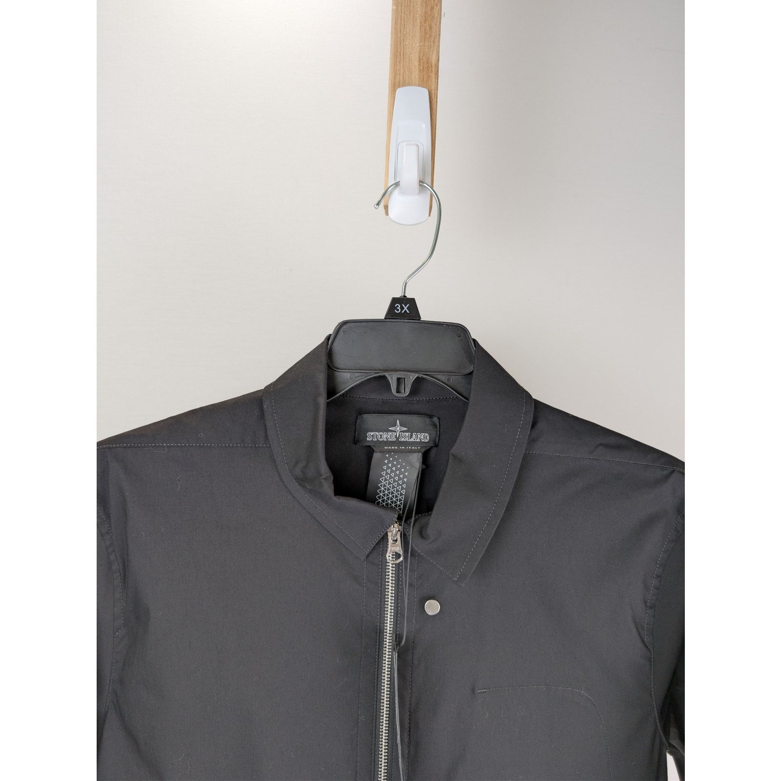 Stone Island o1rshd1 Zipper Overshirt Shirt in Black Size US S / EU 44-46 / 1 - 7 Thumbnail